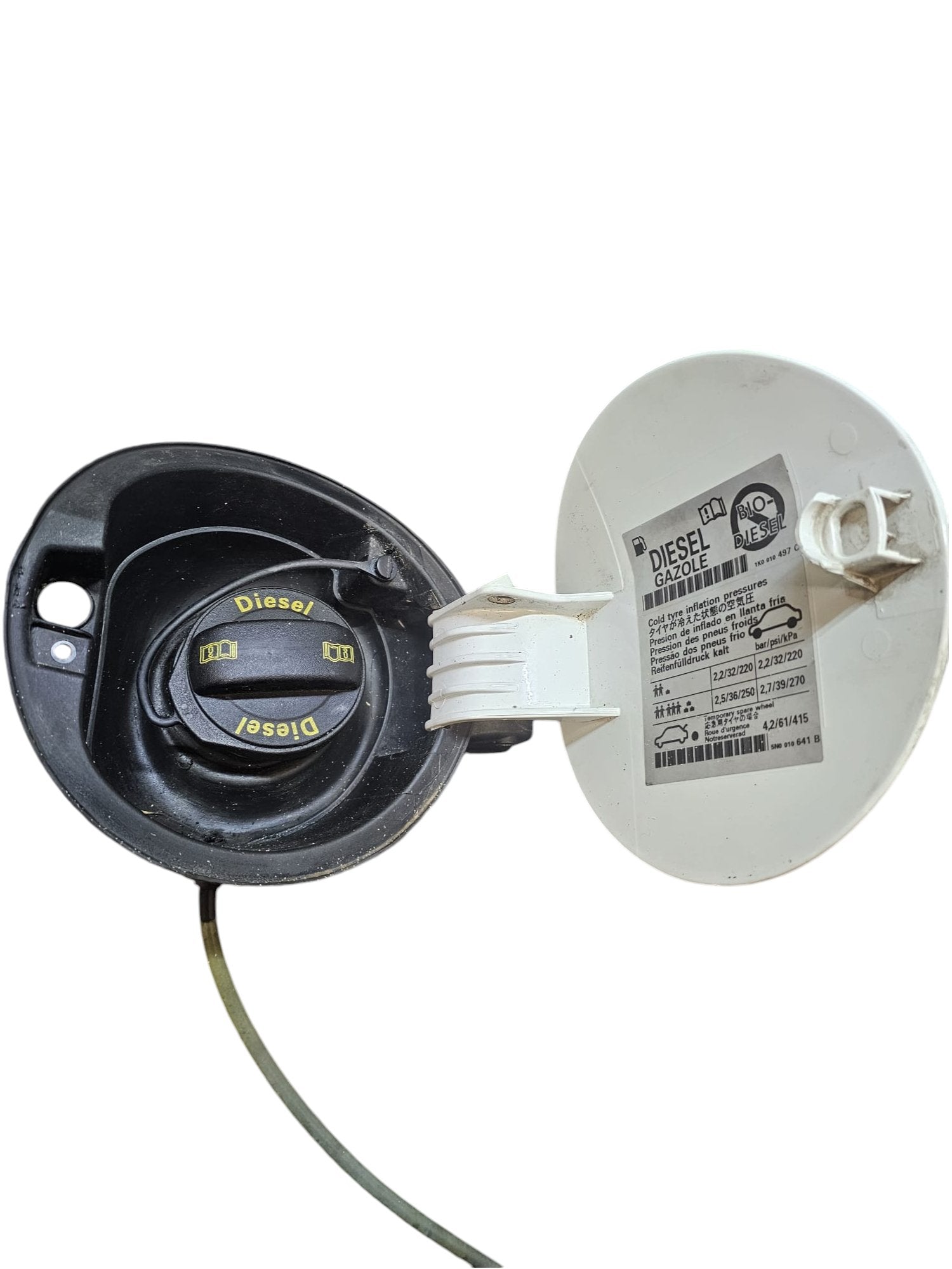 Tappo/Sportello Serbatoio Carburante Volkswagen Tiguan (2011-2016) Cod:5N0809857