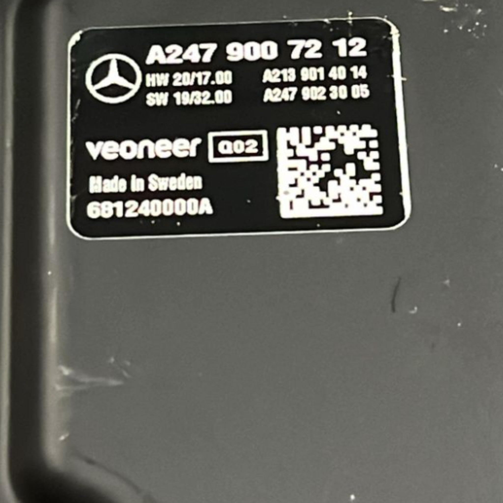 Telecamera Sensore Radar Corsia Anteriore Mercedes Benz Classe B (W247) cod:A2479007212 (2019 >)