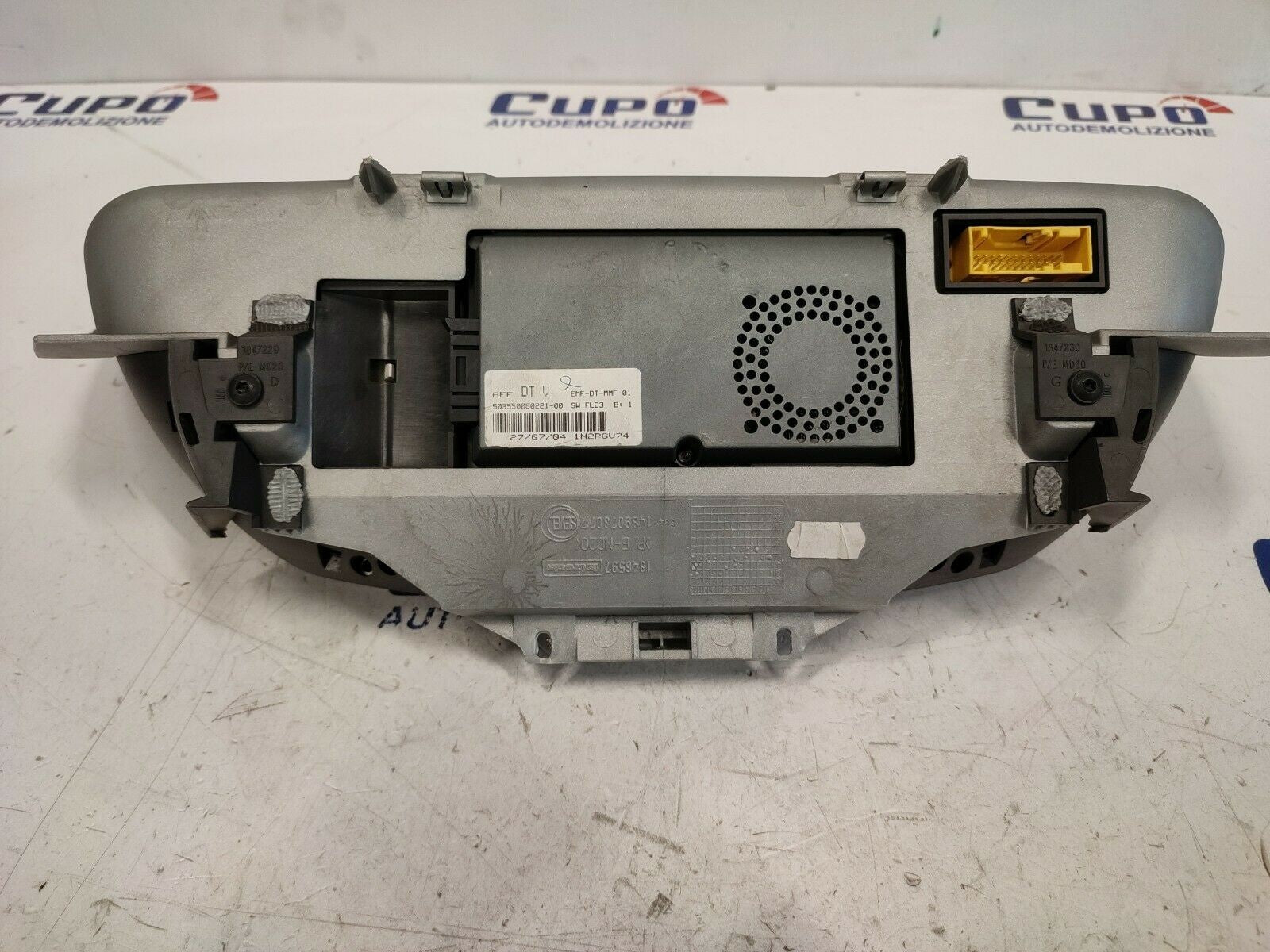 Veglia Quadro Strumenti Con Funzione Di Navigazione Lancia Phedra