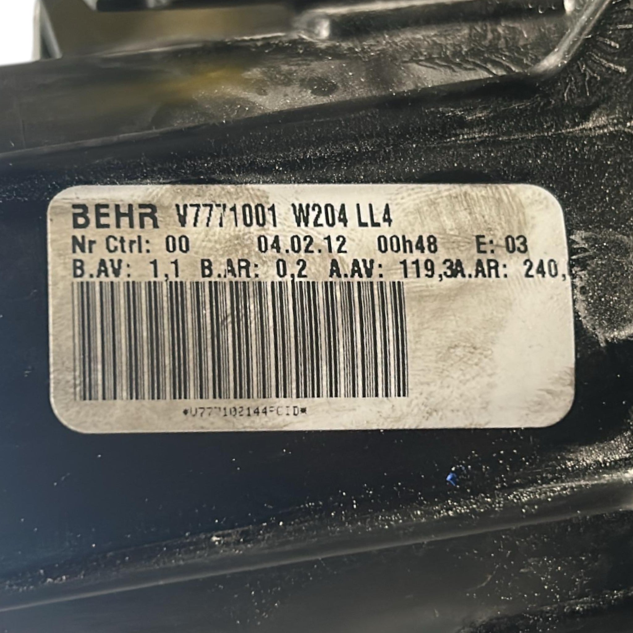 Ventola Abitacolo Mercedes Benz Classe E (W212) cod.V7771001 2.2 Diesel (2009 > 2016)