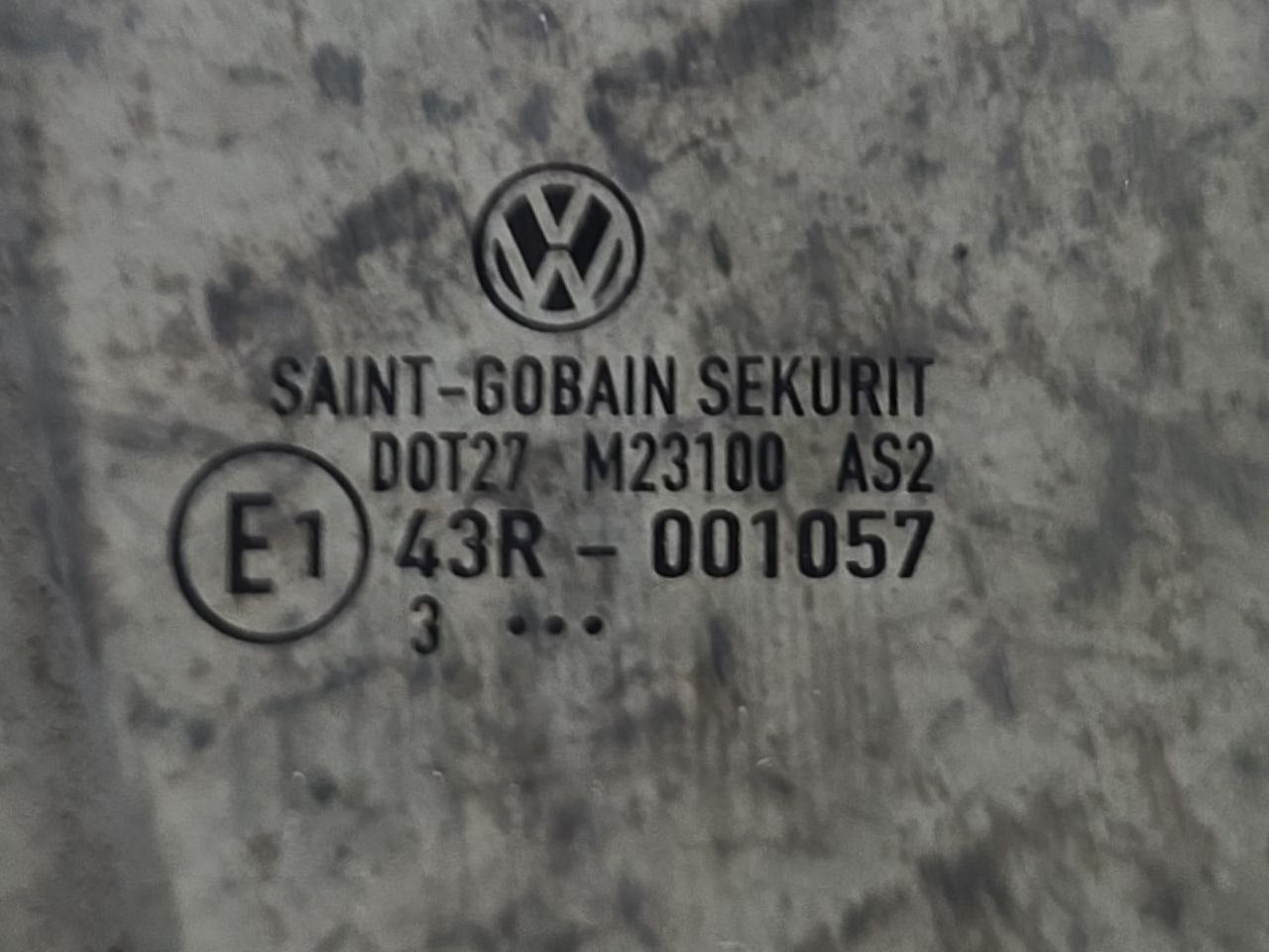 Vetro Finestrino Posteriore Destro Volkswagen Golf V Cod : 43R-001057 (2003-2008) 5 Porte
