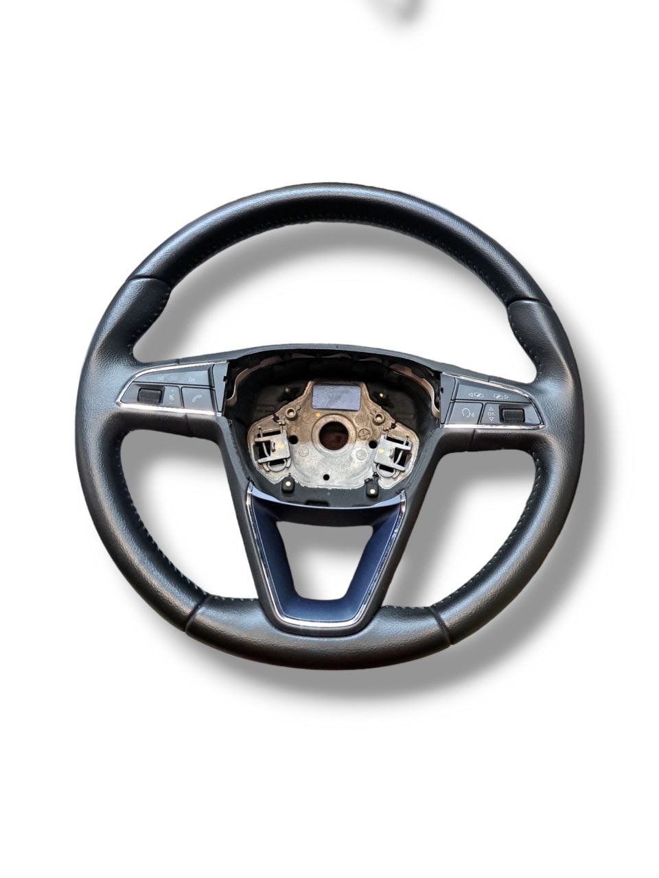 Volante / Sterzo + Comandi al Volante In Pelle Nero Seat Ibiza (2015) COD:5F0419685A