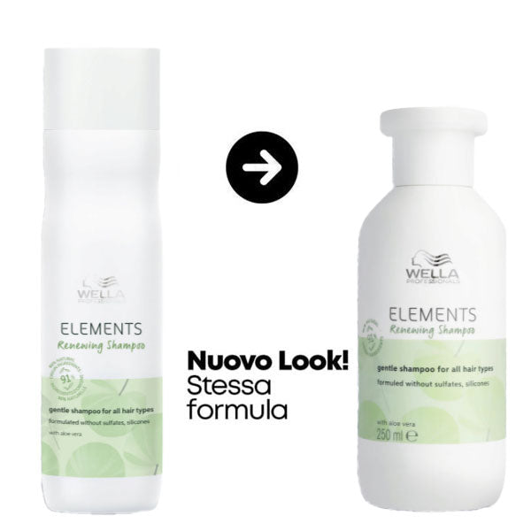 WELLA ELEMENTS SENZA PARABENI SHAMPOO RIGENERANTE 250 ML - BIBA-RICAMBI