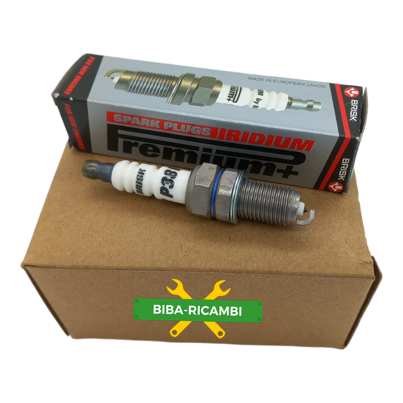 Candela Brisk Iridium Compatibile Per Alfa Romeo Giulietta 1.4 77KW (940B1.000) BIBA-RICAMBI