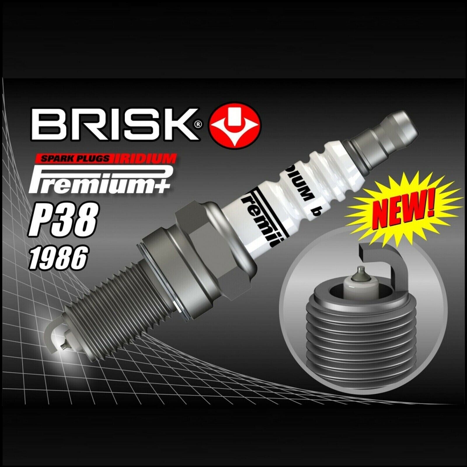 Candela Brisk Iridium Compatibile Per Fiat Bravo II 1.4 103KW Motore. 198A7.000 BIBA-RICAMBI
