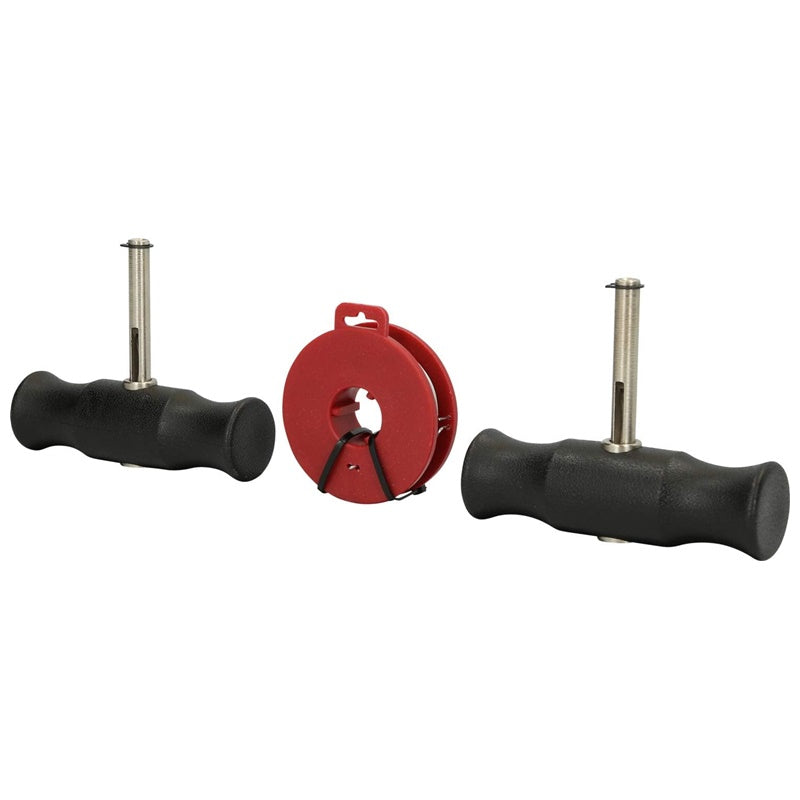 Set di maniglie con filo di trazione per la rimozione di parabrezza BRILIANT TOOLS