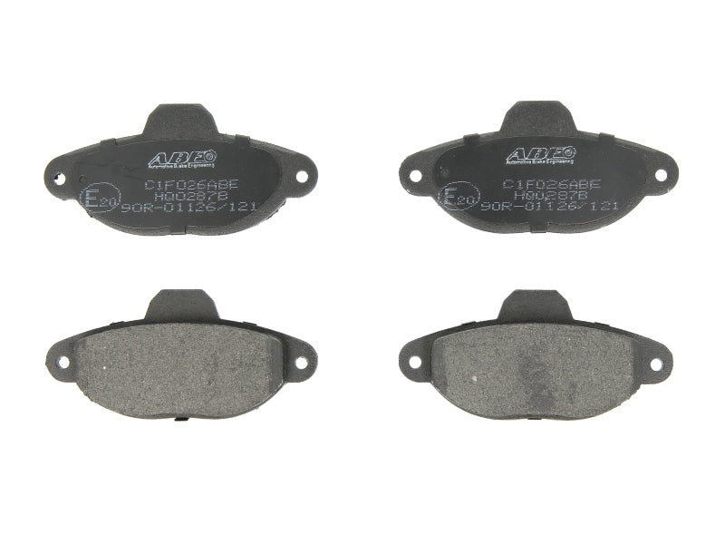 Kit 4 Pastiglie Freno Anteriori Compatibile Per Fiat Panda (169) dal 2003> BIBA-RICAMBI