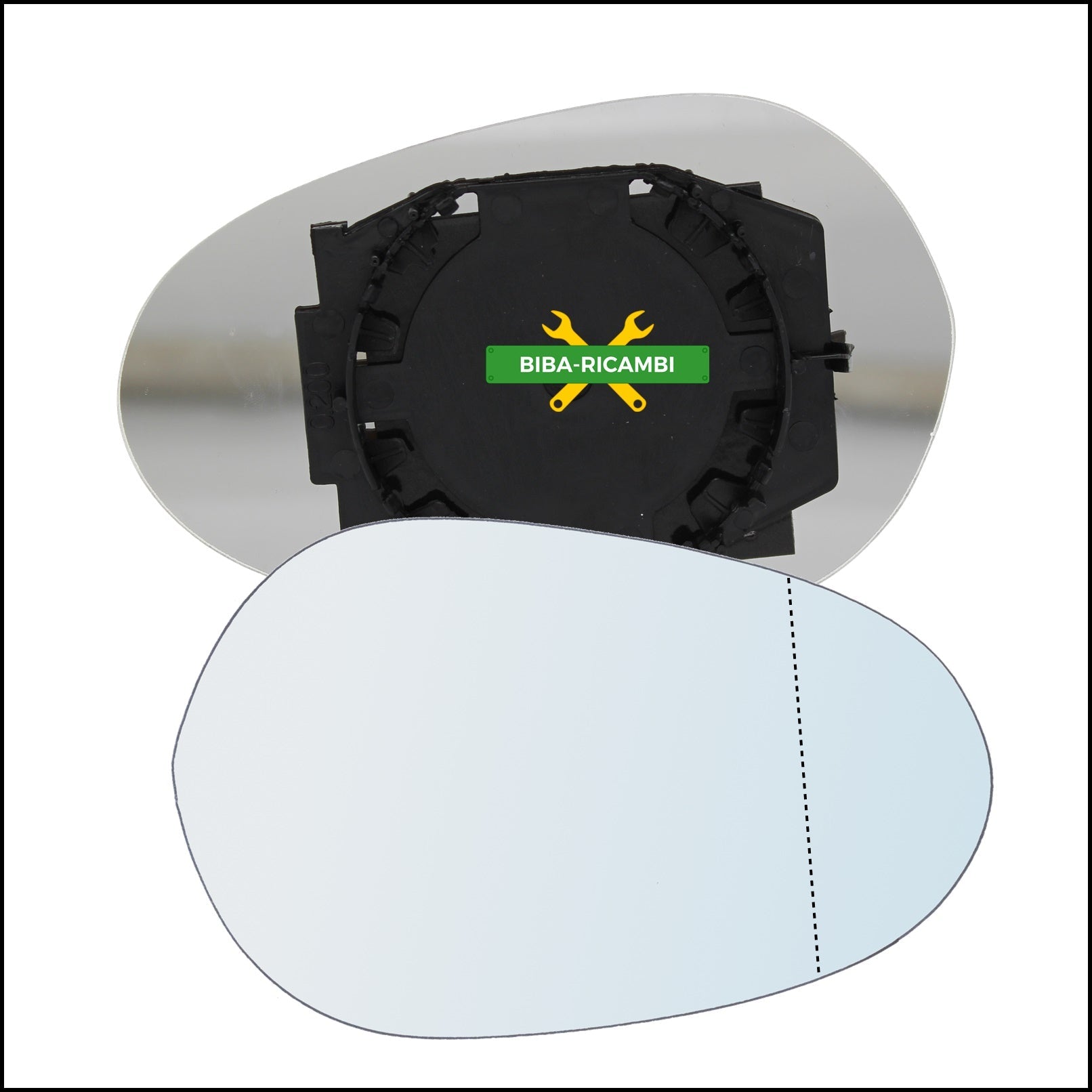 Piastra Specchio Asferico Lato Dx-Passeggero Per Lancia Ypsilon I (843) solo dal 2003-2007 BIBA-RICAMBI