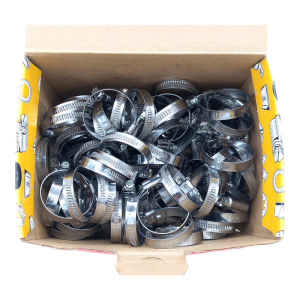 Fascetta stringitubo a vite ASFA Acciaio Inox (W2) Ø 90-110 Banda 9mm (5pz) MIKALOR