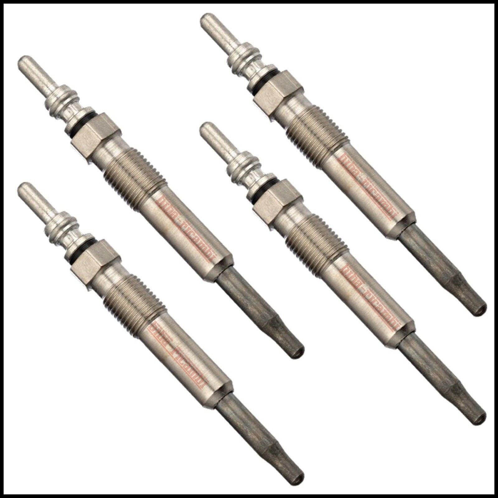 Kit 4 Candelette 4V Adattabile Renault Captur I 1.500 Diesel 66/81kw dal 2013> BIBA-RICAMBI