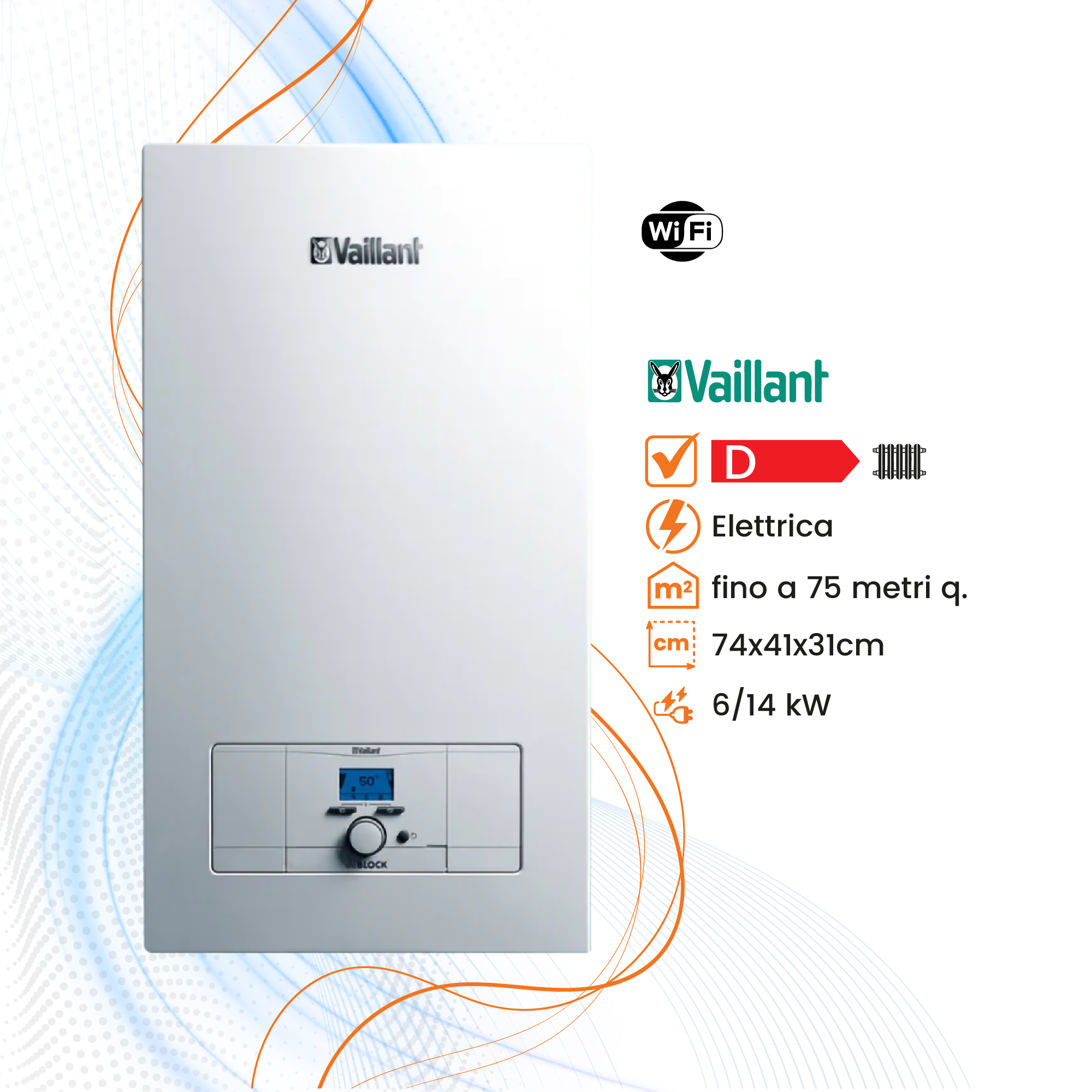 Caldaia Vaillant Eloblock Elettrica - Solo Riscaldamento - BIBA-RICAMBI