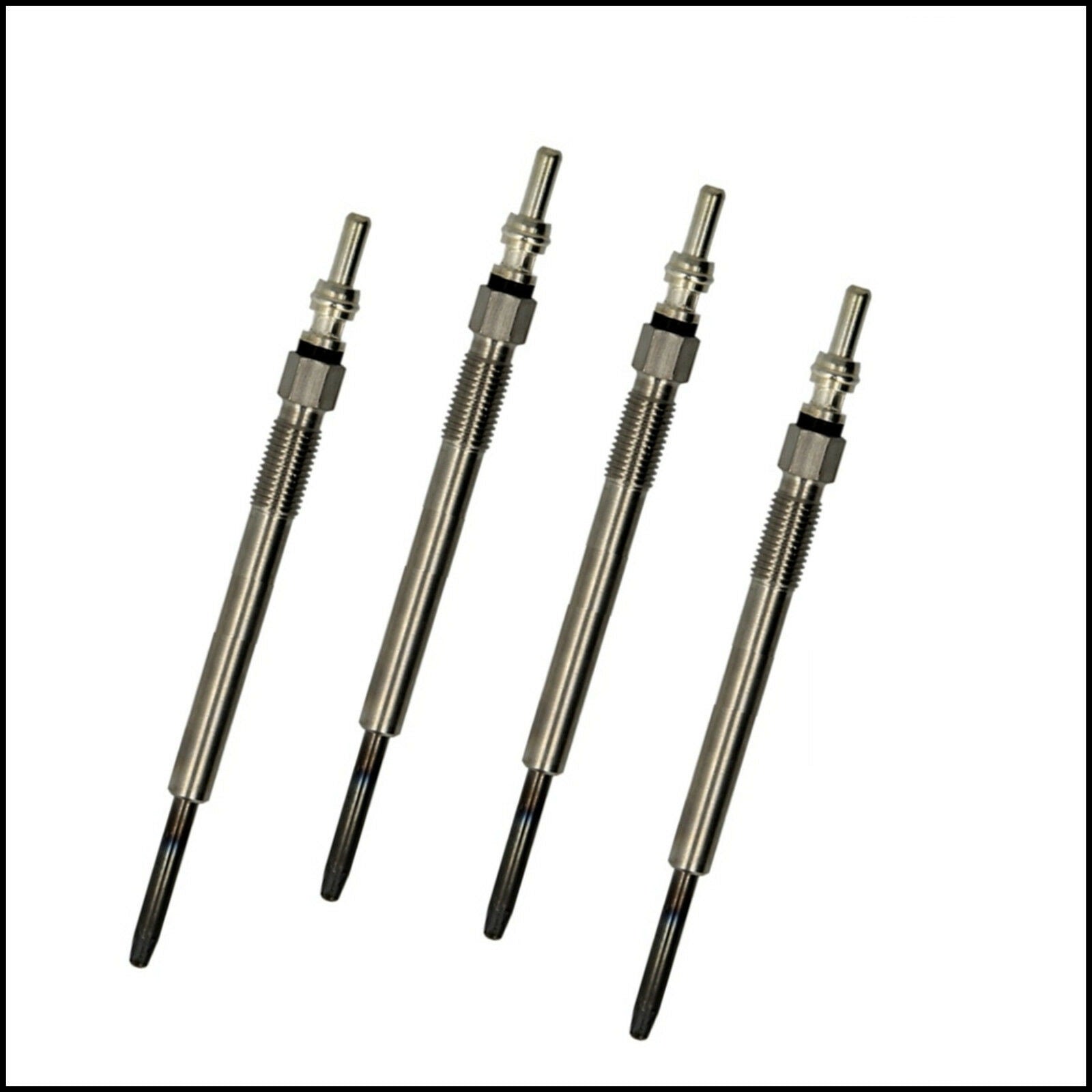 Kit 4 Candelette 11V Adattabile Fiat Punto III (199) 1.300 Diesel 55/59/62/70kw dal 2012&gt; BIBA-RICAMBI