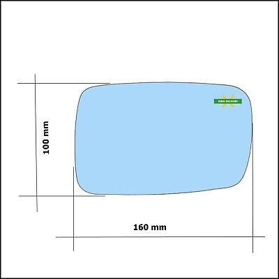 Specchio Adesivo Asferico Blue Lato Guidatore Per Serie 3 (E46) Cabrio 00-07 BIBA-RICAMBI