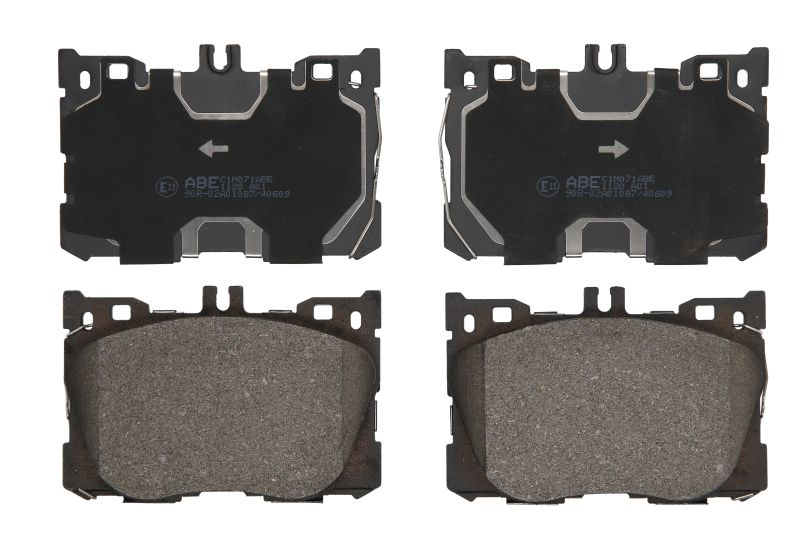 Kit 4 Pastiglie Freno Anteriori Compatibile Per Mercedes-Benz C-Class (205) Dal 2015> BIBA-RICAMBI