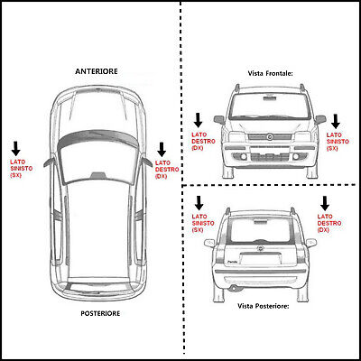 Proiettore Fendinebbia Faro Fanale H11 Lato-Sx Citroen C4 I 2004> SS073 BIBA-RICAMBI