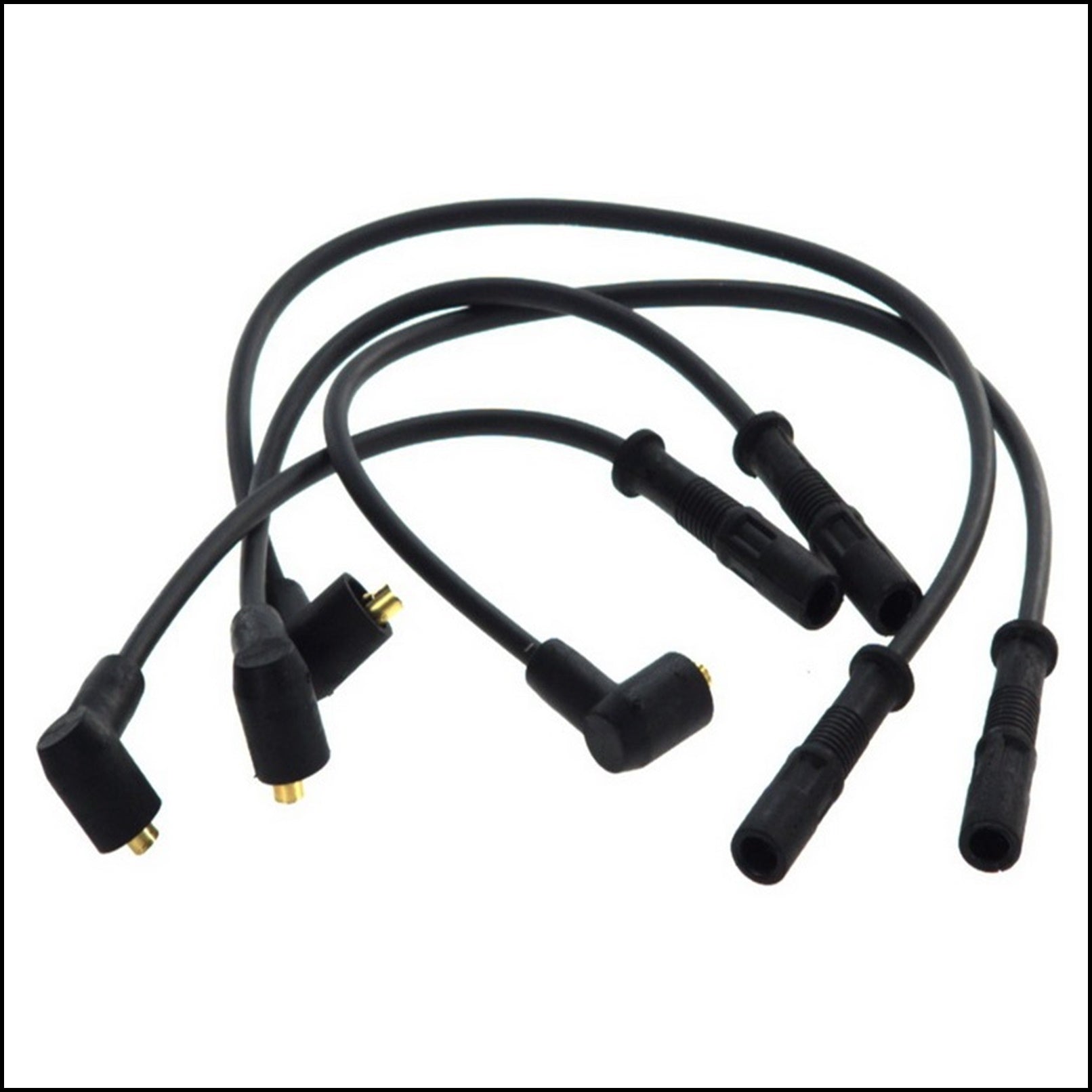 Kit 4 Cavi Candele Accensione Per Fiat Panda dal 2000> BIBA-RICAMBI