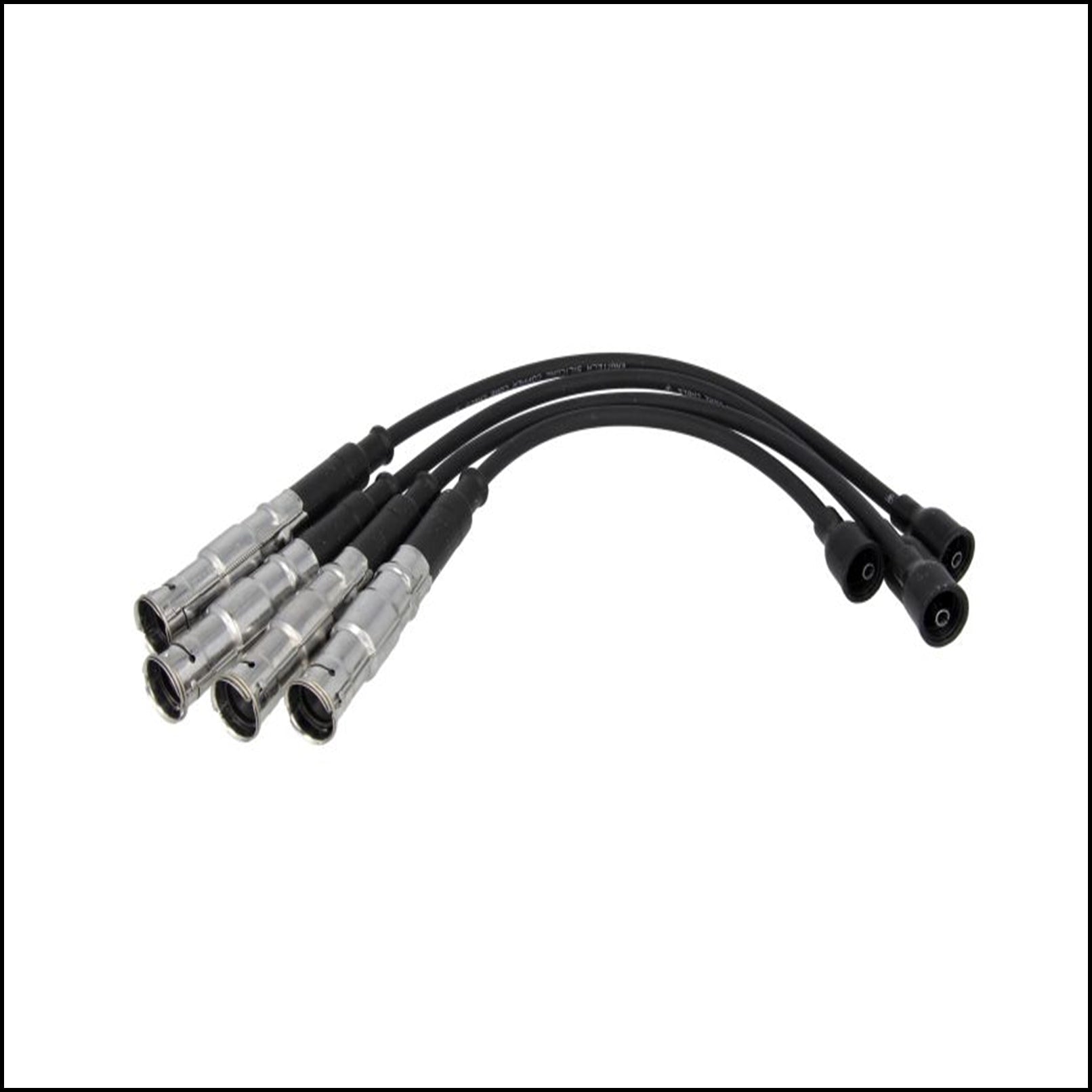 Kit 4 Cavi Candele Accensione Per Mercedes Classe B 150 dal 2005-2011 BIBA-RICAMBI