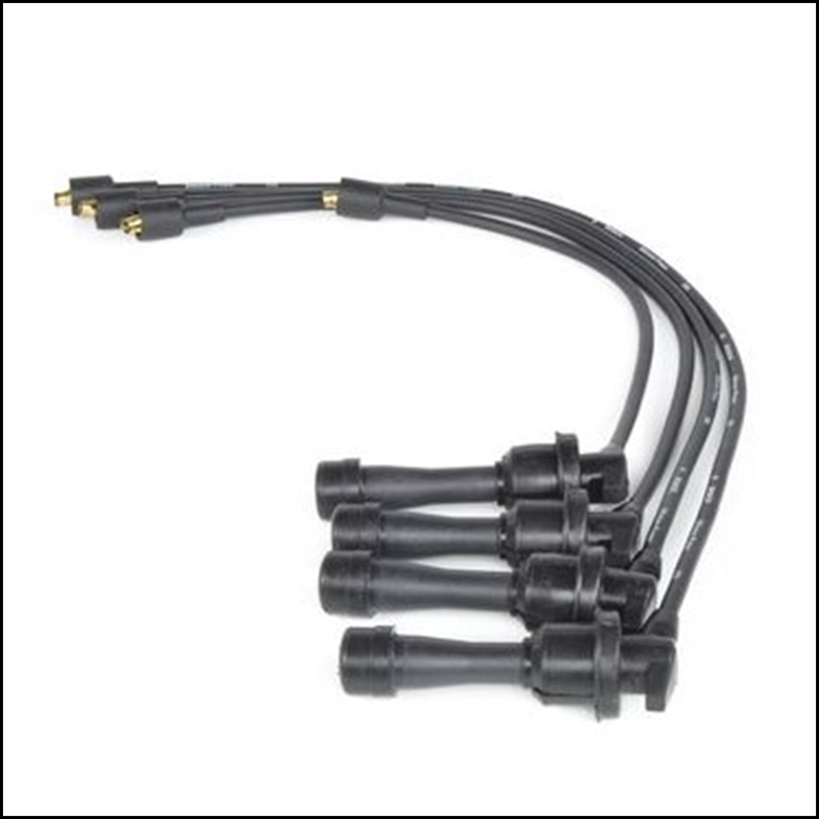 Kit 4 Cavi Candele Accensione Per Hyundai Lantra dal 1990-1995 BIBA-RICAMBI