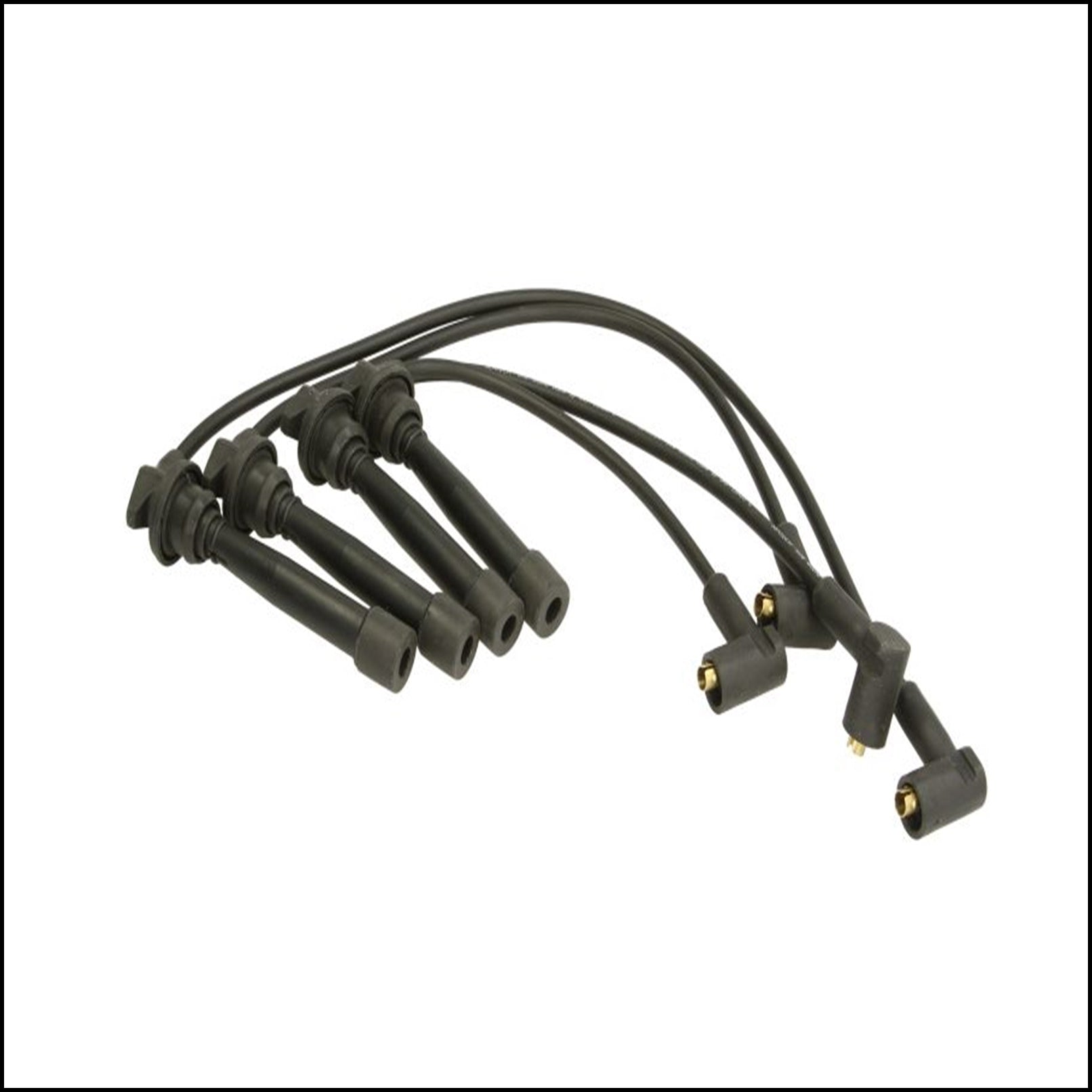 Kit 4 Cavi Candele Accensione Per Kia Ceed dal 2006&gt; BIBA-RICAMBI