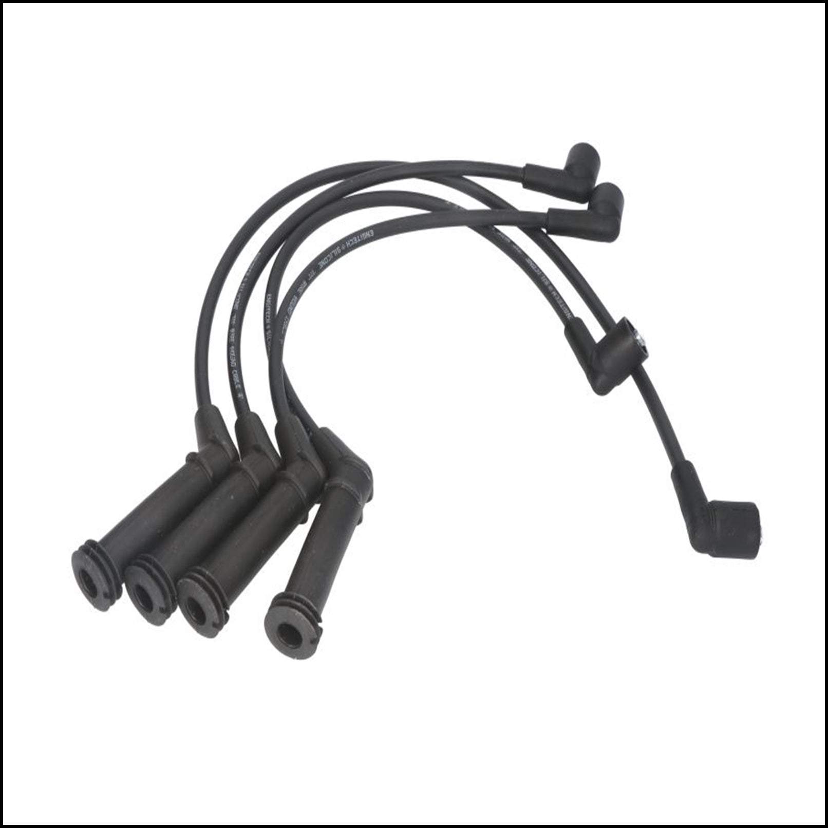 Kit 4 Cavi Candele Accensione Per Kia Picanto dal 2009> BIBA-RICAMBI