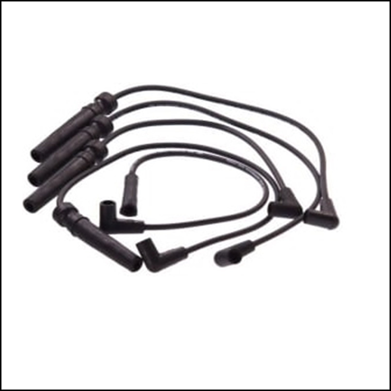 Kit 5 Cavi Candele Accensione Per Daewoo Aranos dal 1995-1996 BIBA-RICAMBI