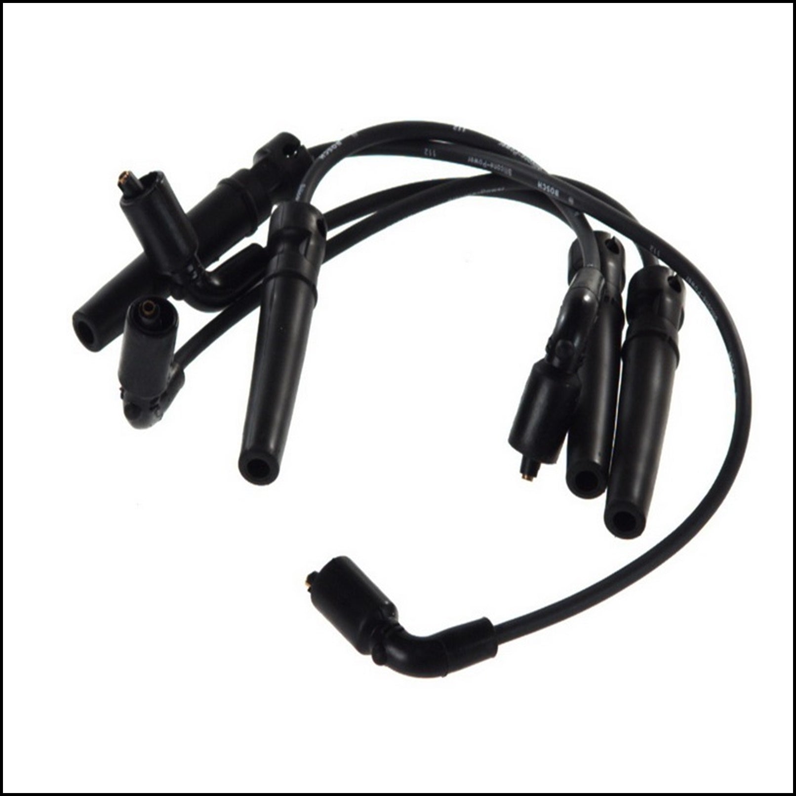 Kit 4 Cavi Candele Accensione Per Chevrolet Rezzo dal 2005> BIBA-RICAMBI