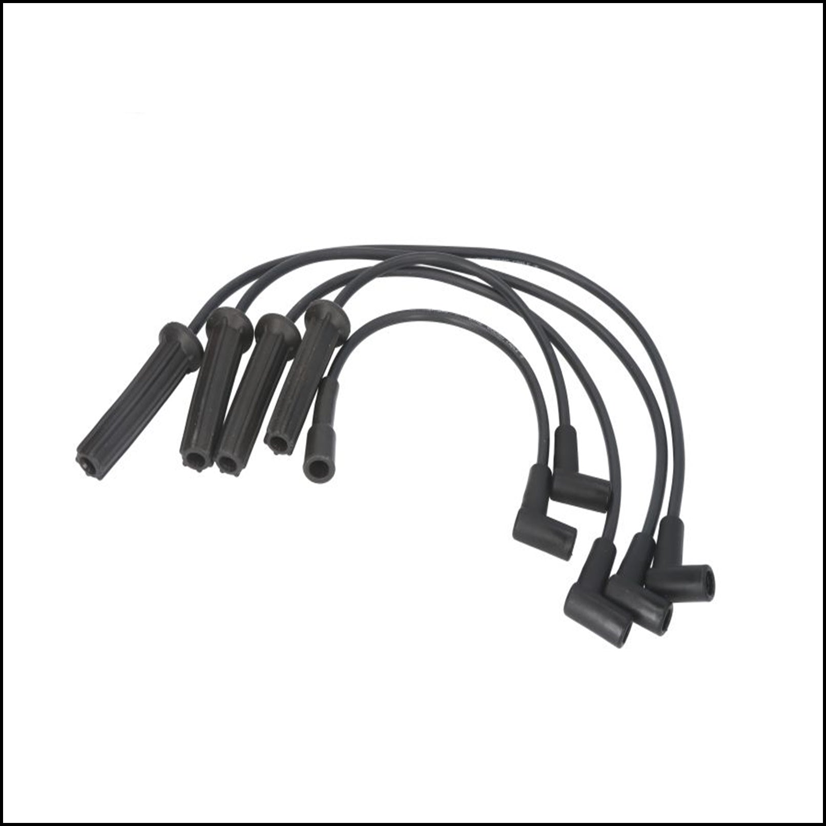 Kit 5 Cavi Candele Accensione Per Mitsubishi L200 dal 1996-2001 BIBA-RICAMBI