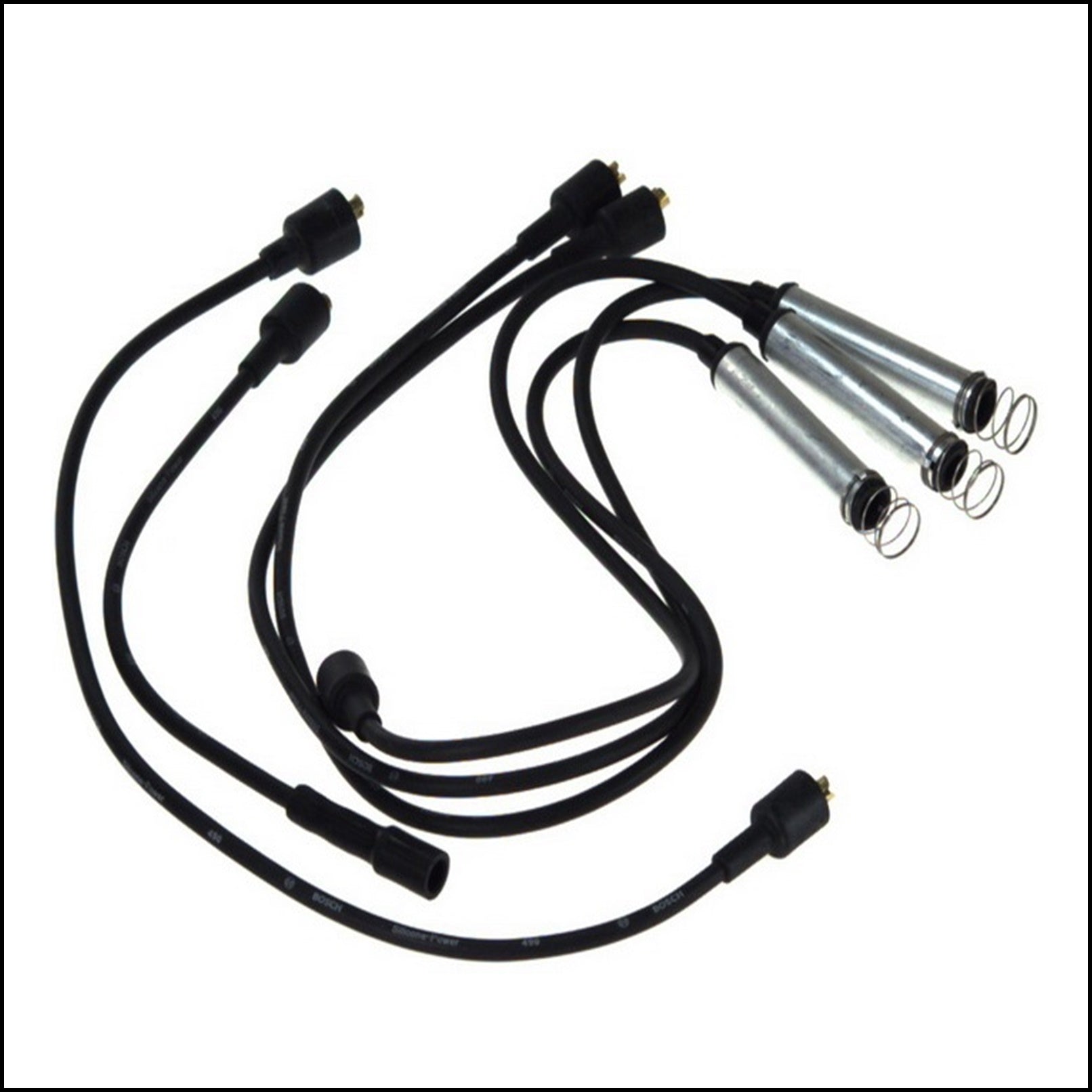 Kit 5 Cavi Candele Accensione Per Opel Vectra A dal 1988-1995 BIBA-RICAMBI