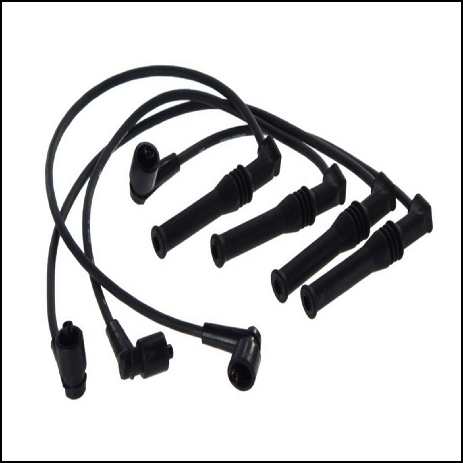 Kit 4 Cavi Candele Accensione Per Opel Astra G dal 1998-2005 BIBA-RICAMBI