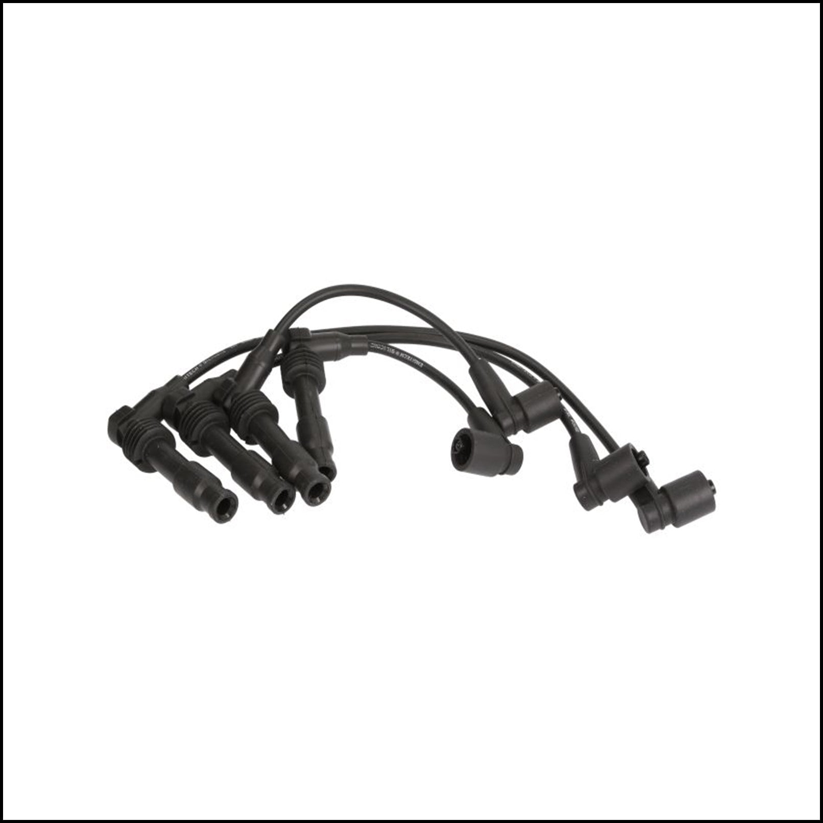 Kit 4 Cavi Candele Accensione Per Opel Calibra A dal 1994-1997 BIBA-RICAMBI