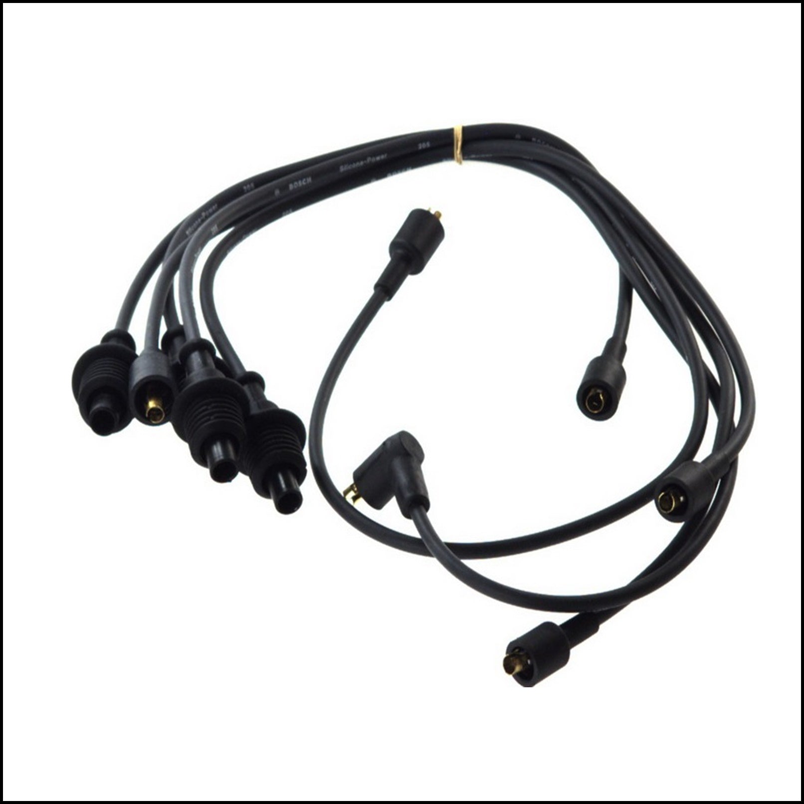 Kit 5 Cavi Candele Accensione Per Peugeot 205 I dal 1986-1987 BIBA-RICAMBI