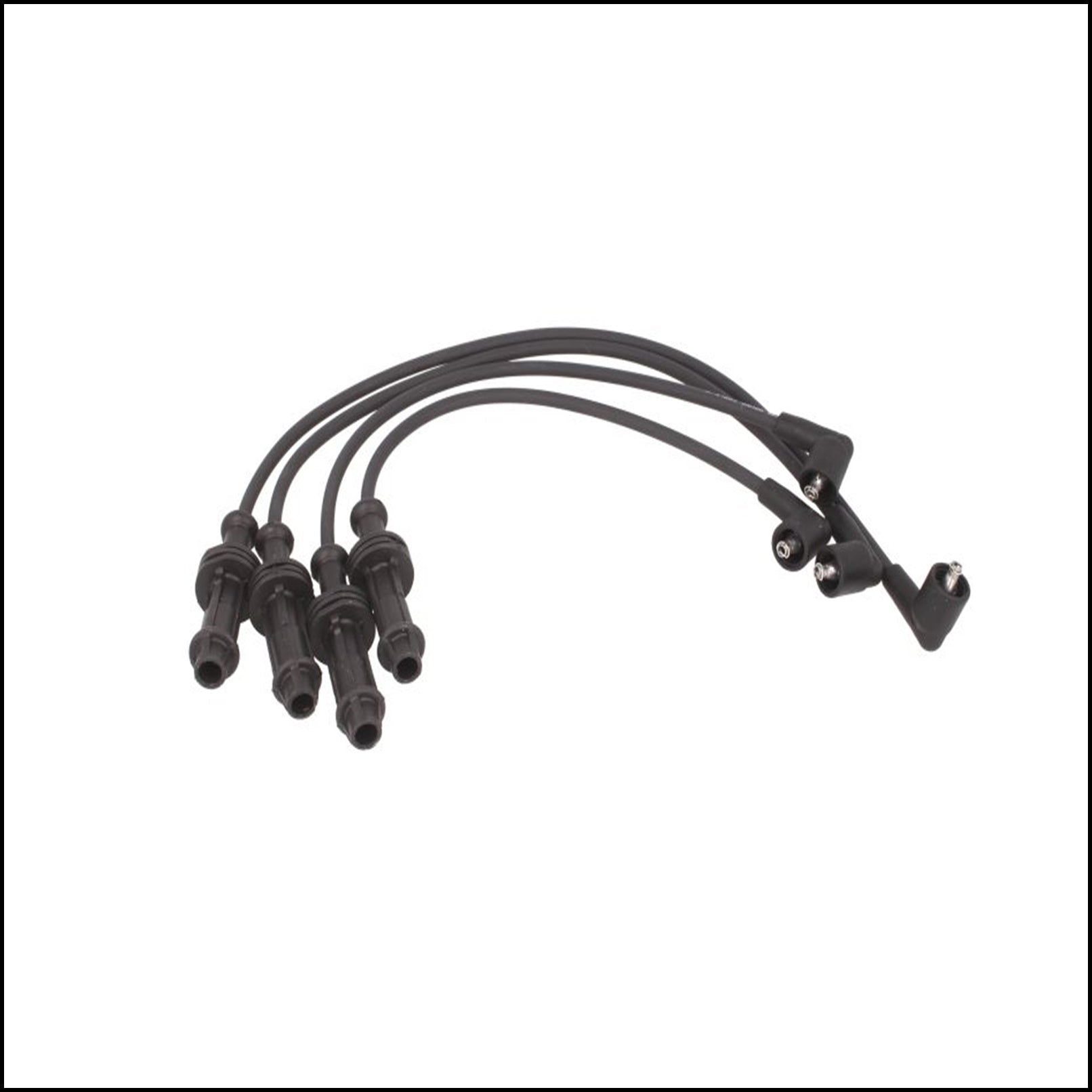 Kit 4 Cavi Candele Accensione Per Peugeot 205 II dal 1989-1998 BIBA-RICAMBI
