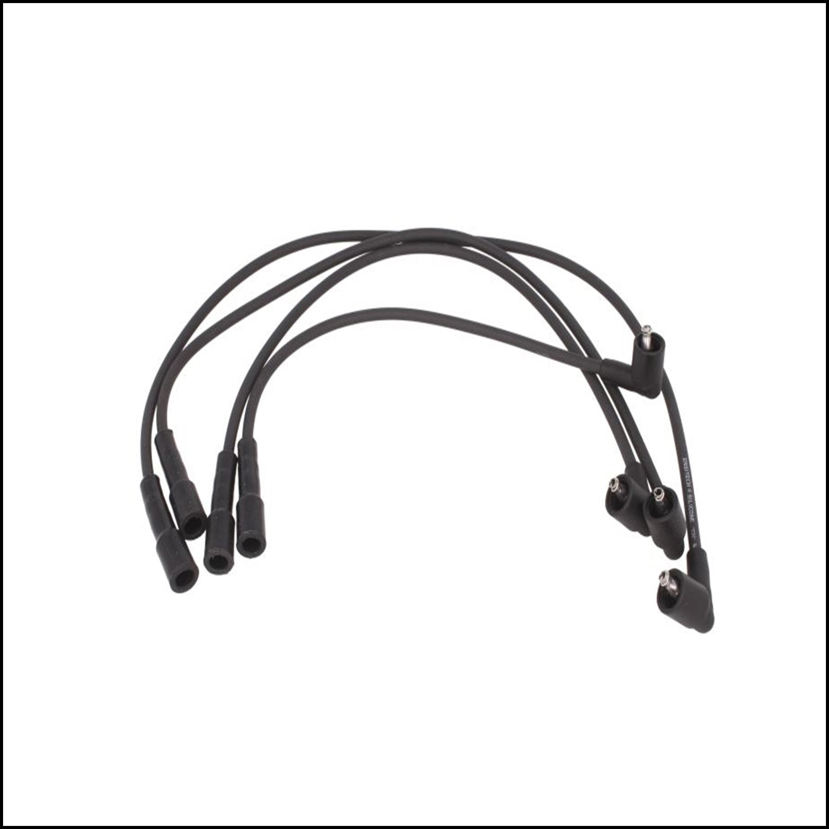 Kit 4 Cavi Candele Accensione Per Peugeot 605 dal 1989-1999 BIBA-RICAMBI