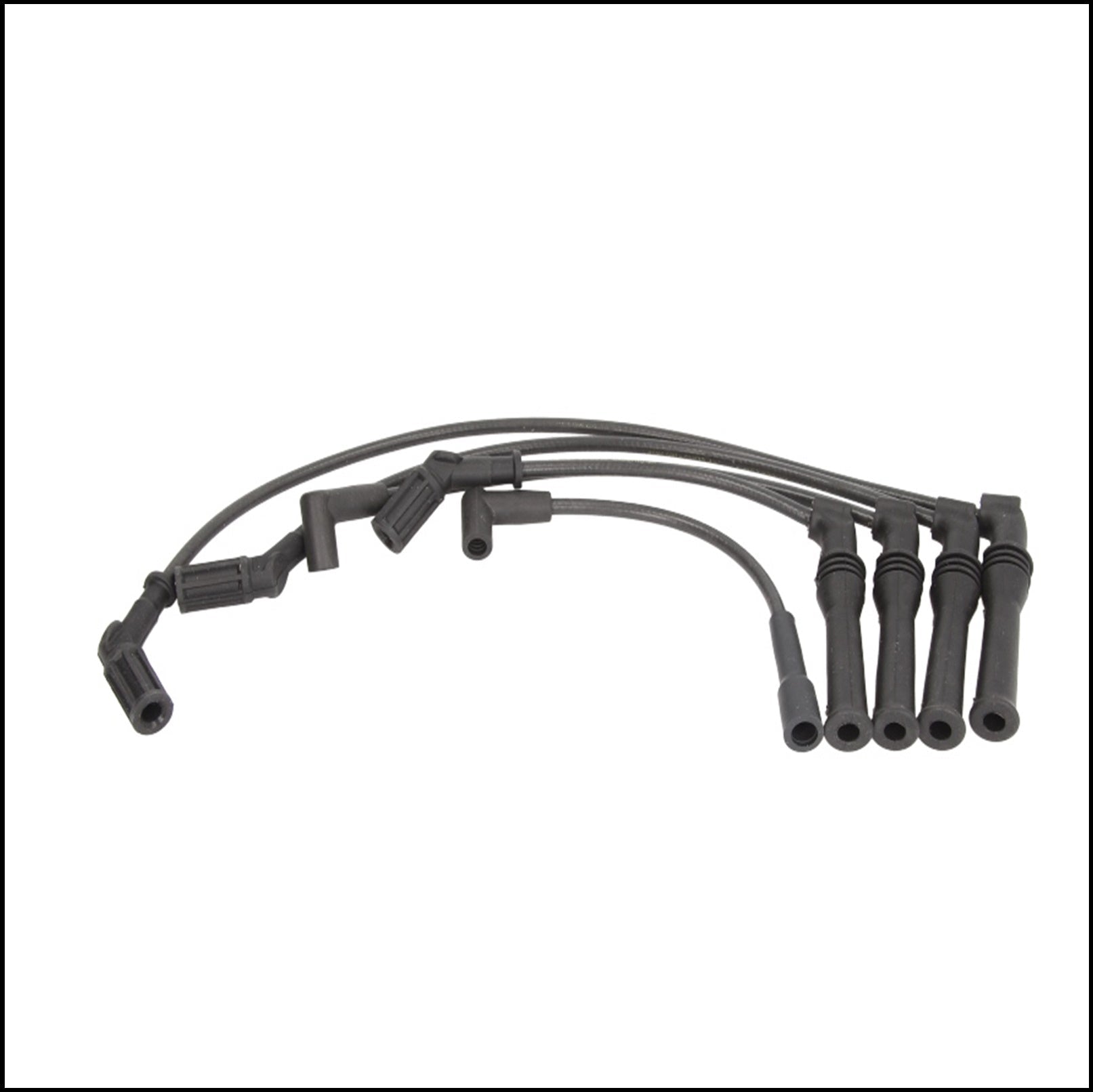 Kit 5 Cavi Candele Accensione Per Peugeot 405 I dal 1988-1992 BIBA-RICAMBI