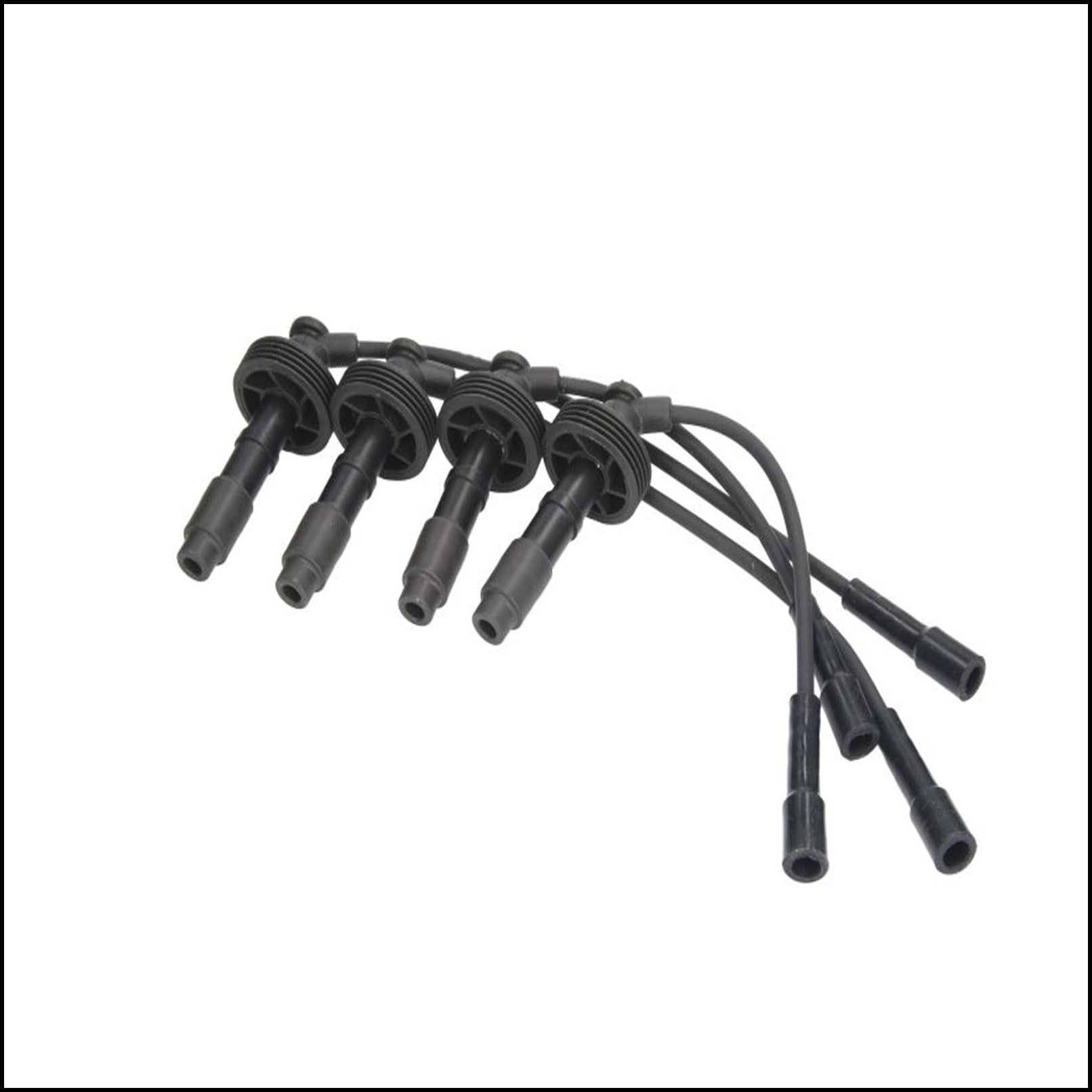 Kit 4 Cavi Candele Accensione Per Renault Laguna dal 1995-2001 BIBA-RICAMBI