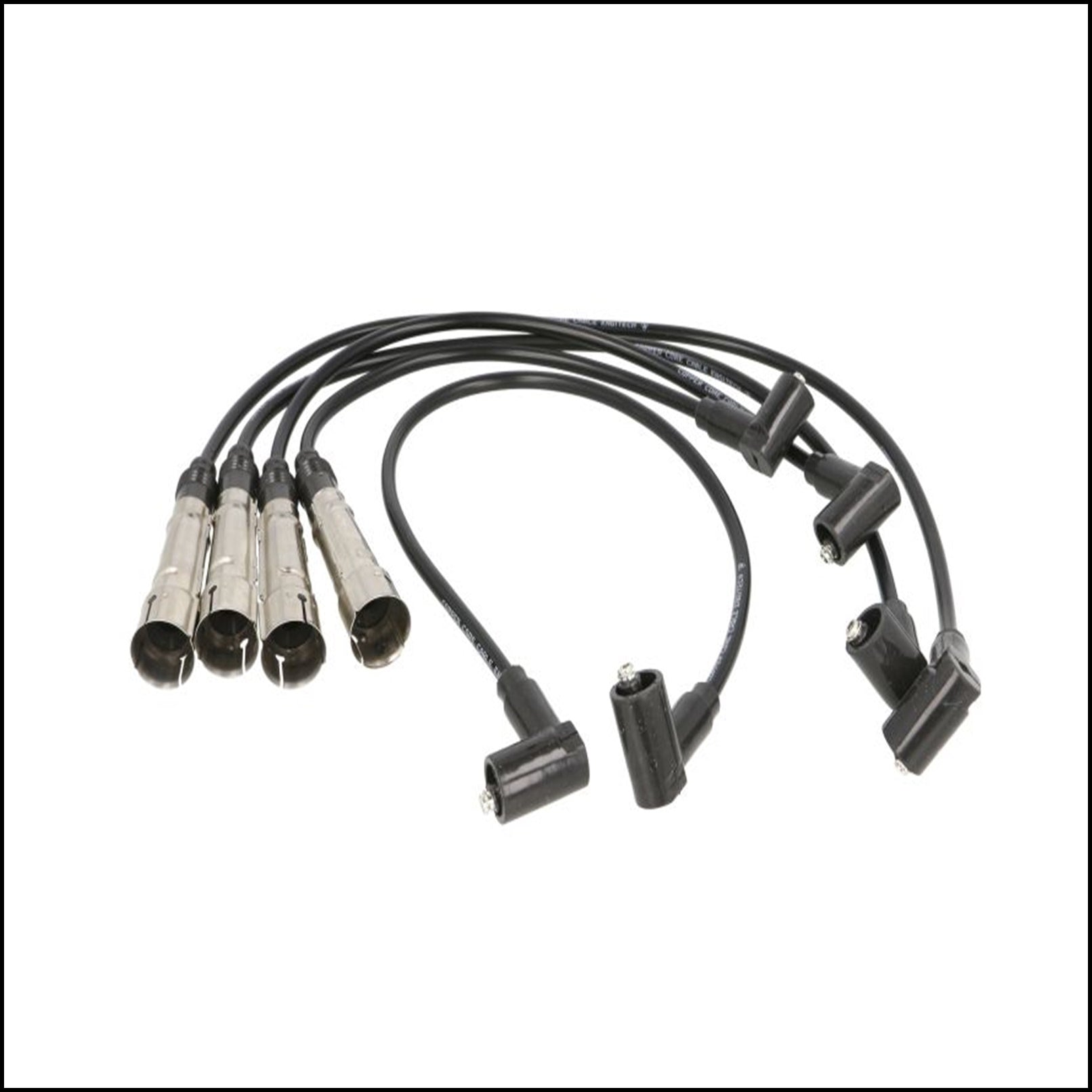 Kit 5 Cavi Candele Accensione Per Seat Inca dal 1995-1998 BIBA-RICAMBI