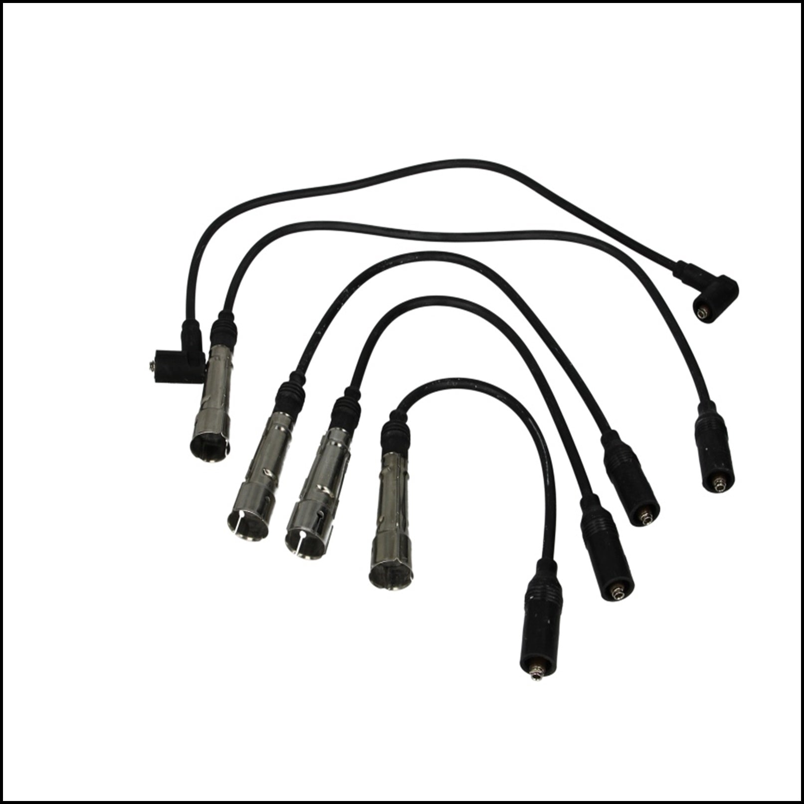 Kit 5 Cavi Candele Accensione Per Volkswagen Corrado II dal 1988-1995 BIBA-RICAMBI