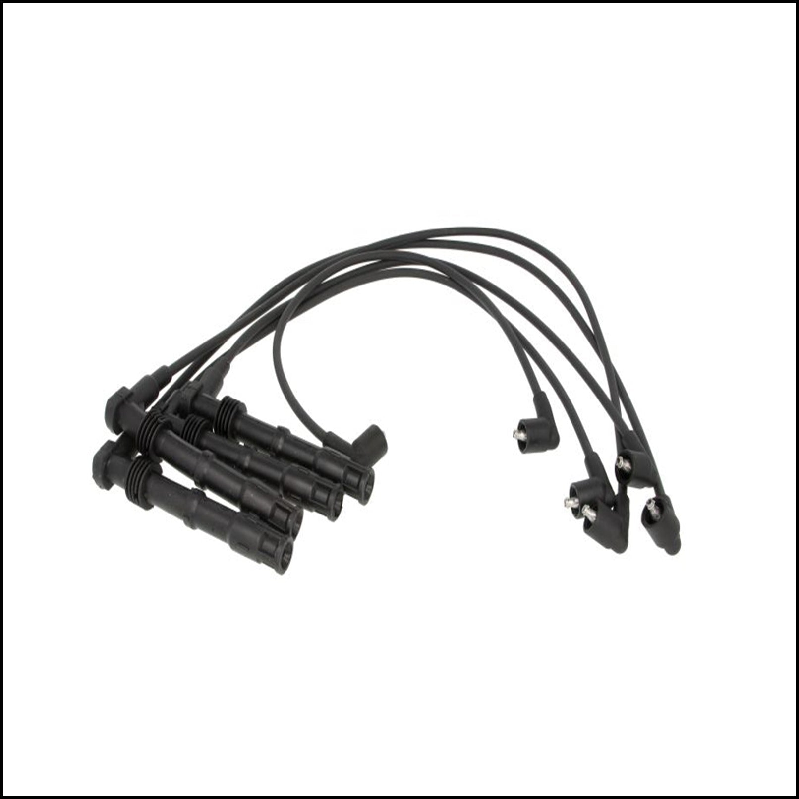 Kit 5 Cavi Candele Accensione Per Seat Ibiza I dal 1993-1999 BIBA-RICAMBI