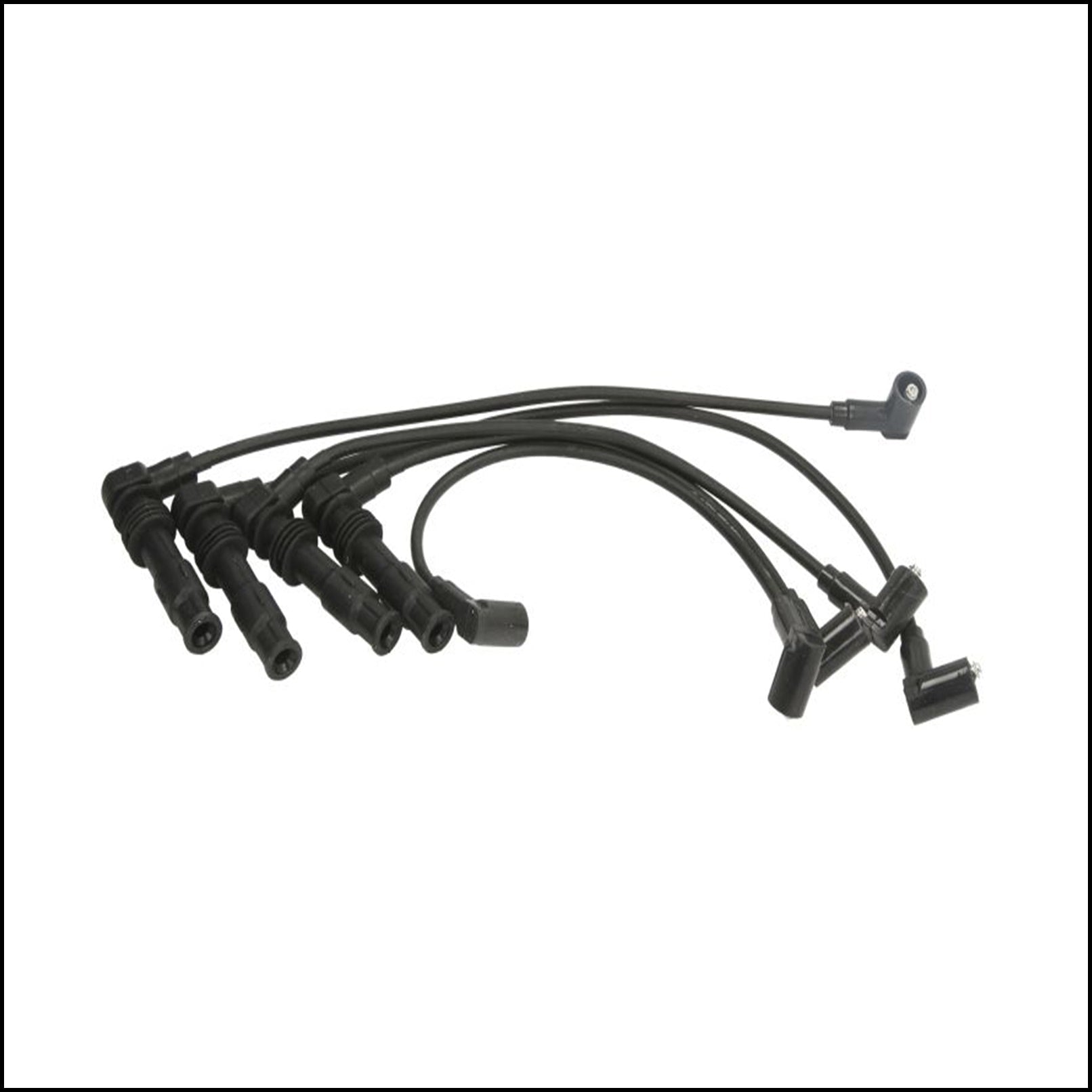 Kit 5 Cavi Candele Accensione Per Seat Ibiza II dal 1996-1999 BIBA-RICAMBI