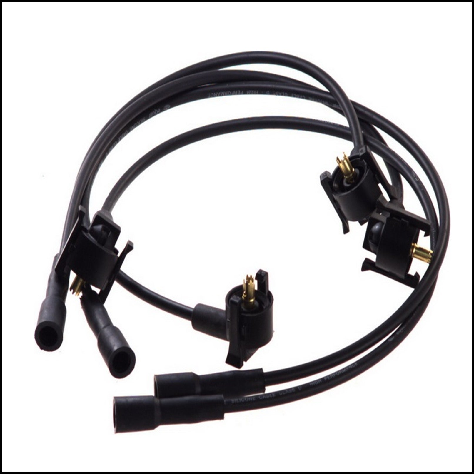 Kit 4 Cavi Candele Accensione Per Ford Escort dal 1989> BIBA-RICAMBI