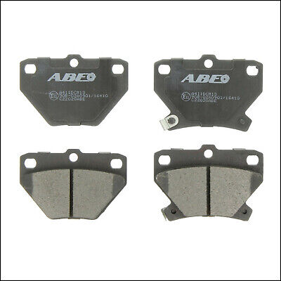 KIT 4 PASTIGLIE FRENO POSTERIORI PER TOYOTA COROLLA VERSO (E12) dal 2001-2004 BIBA-RICAMBI