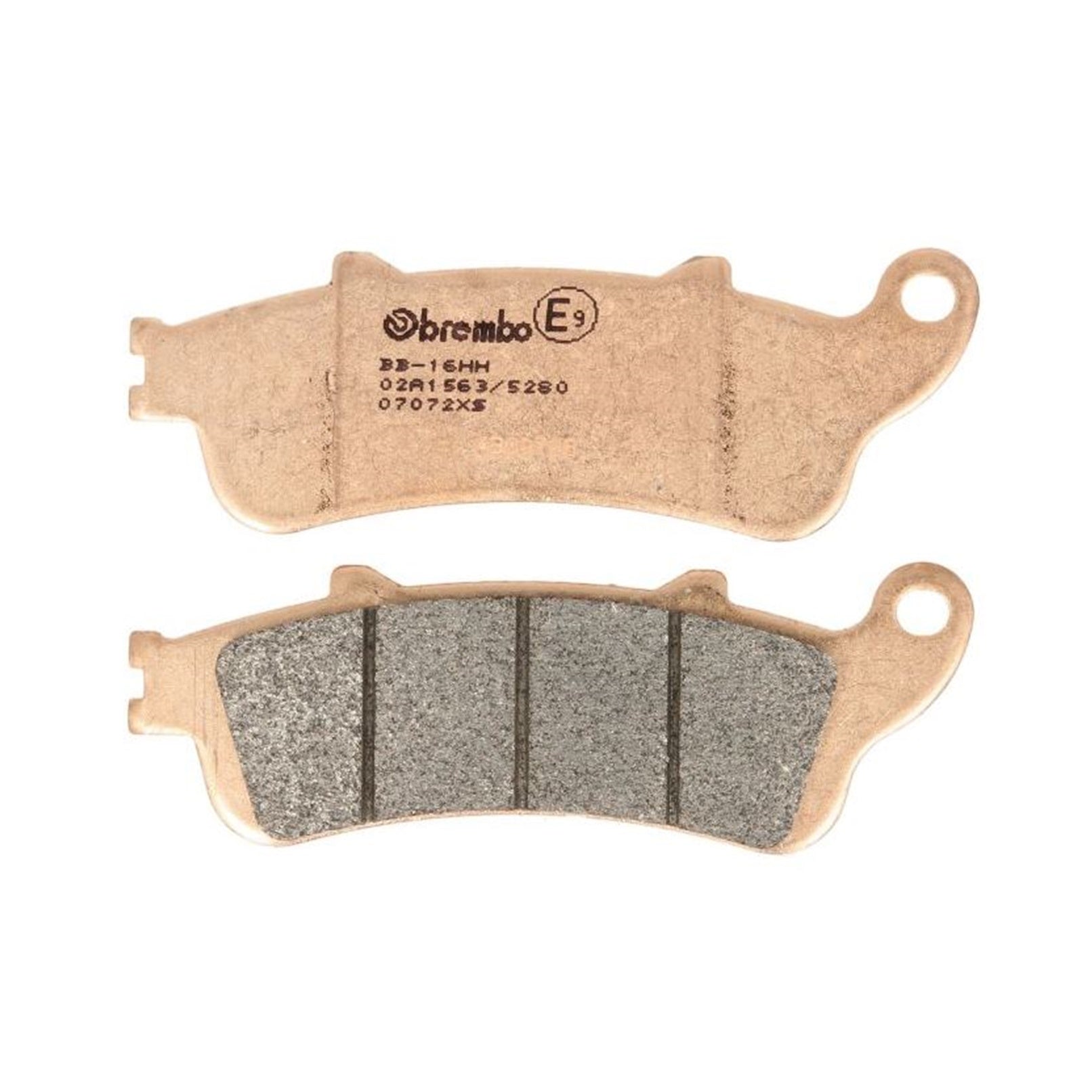 Kit 2 Pastiglie Freno Moto Anteriori | Posteriori Brembo art.07072XS BIBA-RICAMBI