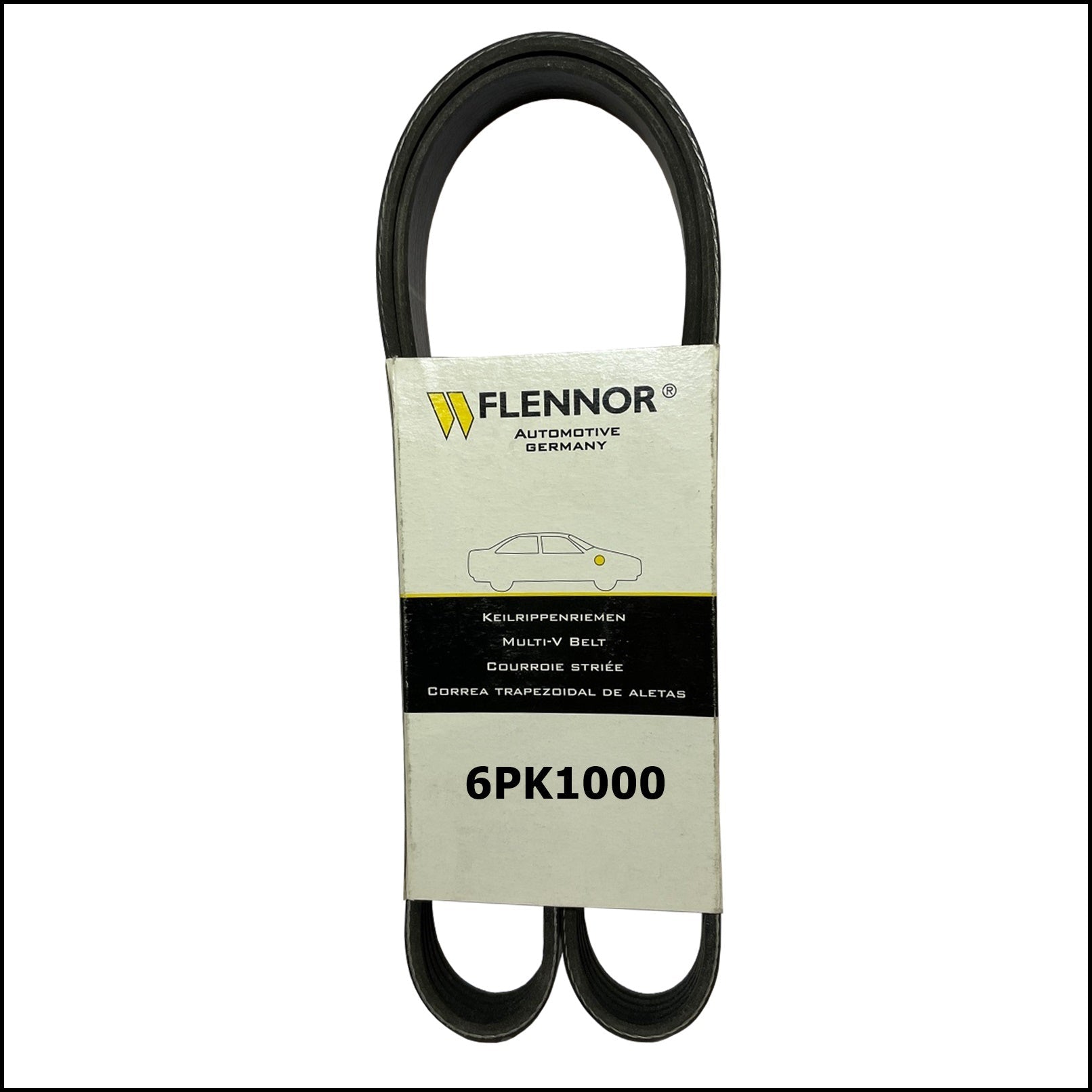 6PK1000 Flennor Cinghia Servizi Poly-V Audi | Citroen | Peugeot | Porsche | Seat | Skoda | Vw BIBA-RICAMBI