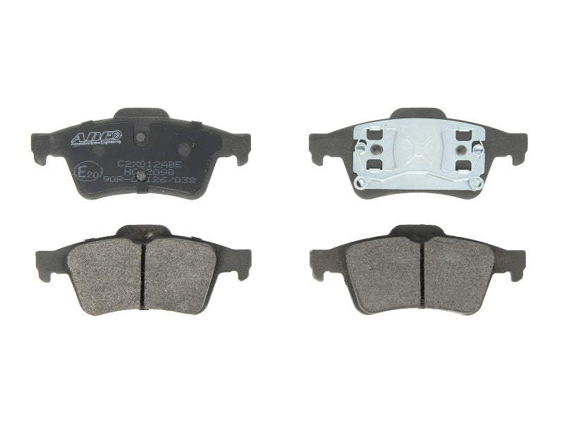 Kit 4 Pastiglie Freno Posteriori Compatibile Per Renault Megane II (BM0) dal 2004-2009 BIBA-RICAMBI