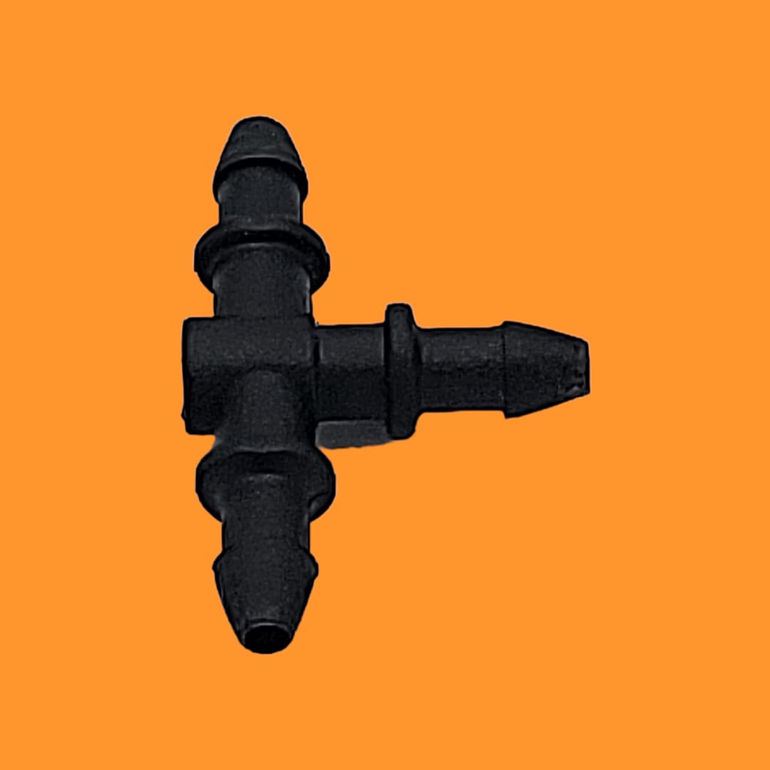 Connettore Forma T Per Tubi Acqua Diametro Ø 4 art.101928 BIBA-RICAMBI