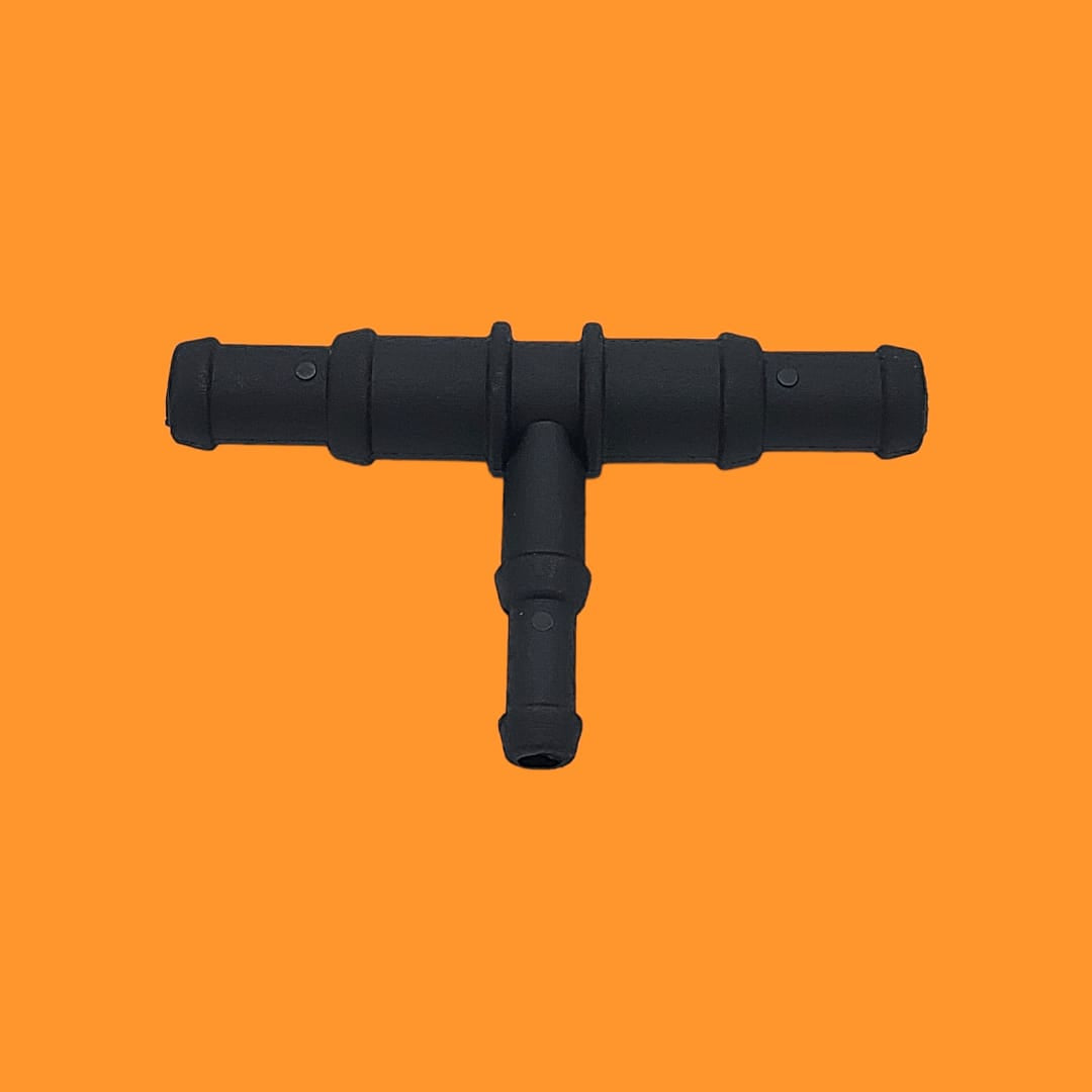 Connettore Forma T Per Tubi Acqua Con Varie Misure Ø 19-22 art.101936 BIBA-RICAMBI