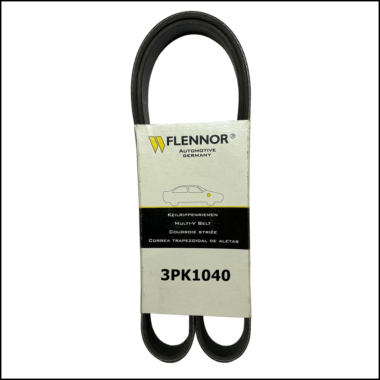 3PK1040 Flennor Cinghia Servizi Poly-V Renault Clio | Kangoo | Kangoo Express BIBA-RICAMBI