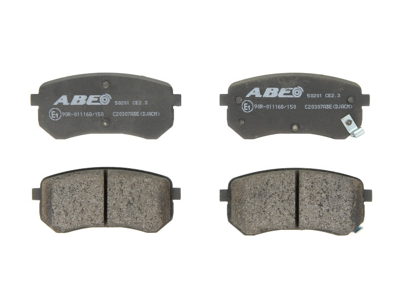 Kit 4 Pastiglie Freno Posteriori Compatibile Per Hyundai i10 II (BA) dal 2013> BIBA-RICAMBI