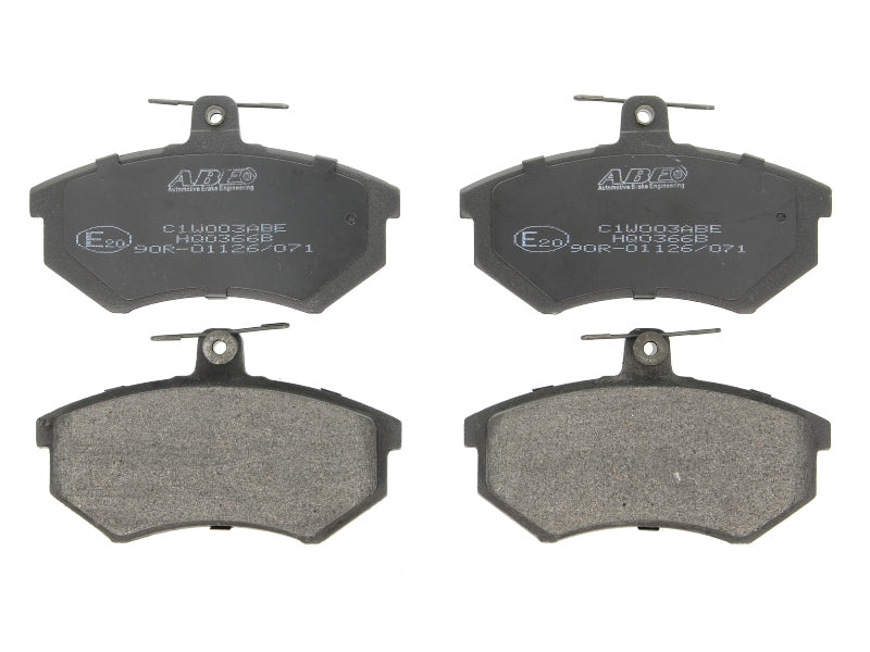 Kit 4 Pastiglie Freno Anteriori Compatibile Per Audi 80 B2 (811) dal 1984-1986 BIBA-RICAMBI
