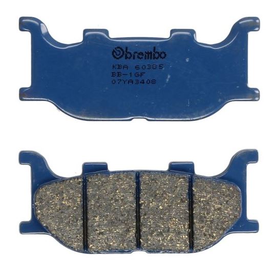 Kit 2 Pastiglie Freno Moto Anteriori | Posteriori Brembo art.07YA3408 BIBA-RICAMBI